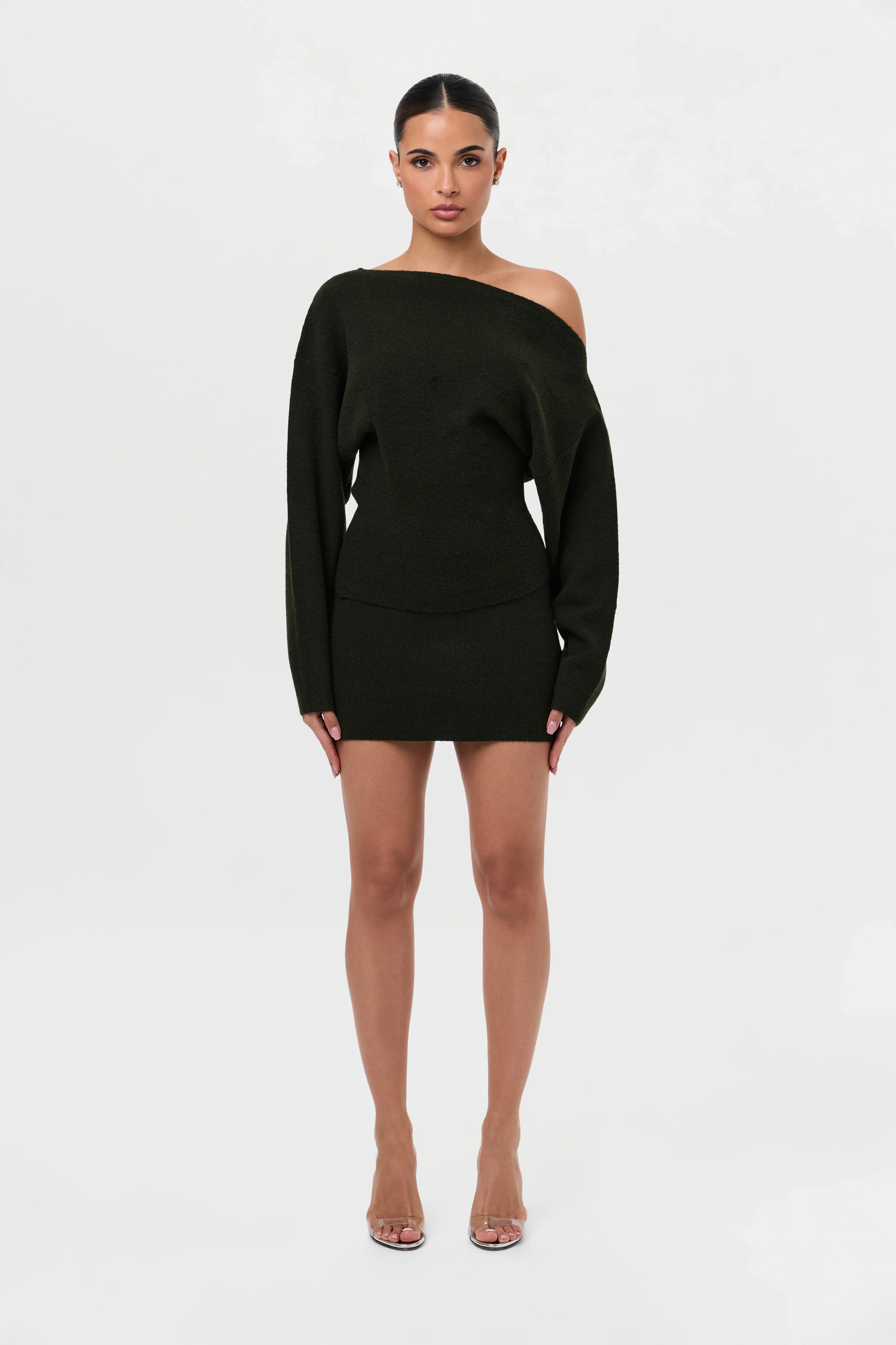 Knit Sweater Mini Skirt