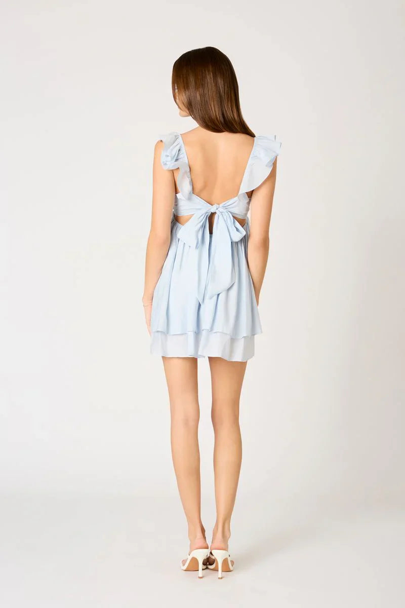 Luxe Babydoll Mini Dress