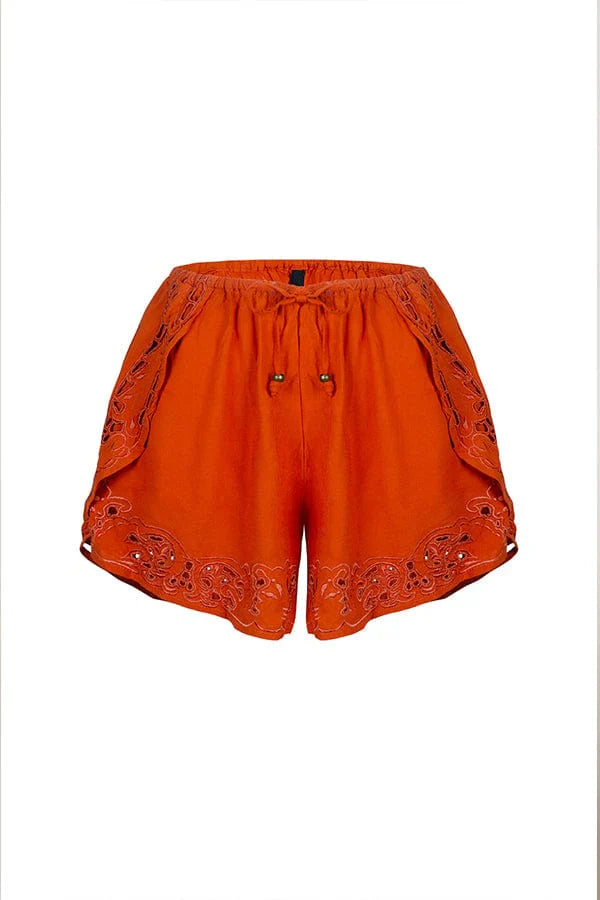 Flow Short Embroidery