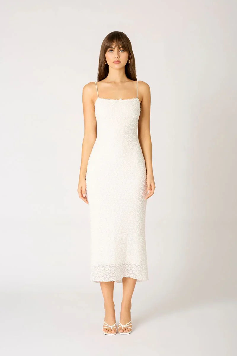 Textured Midi Dress