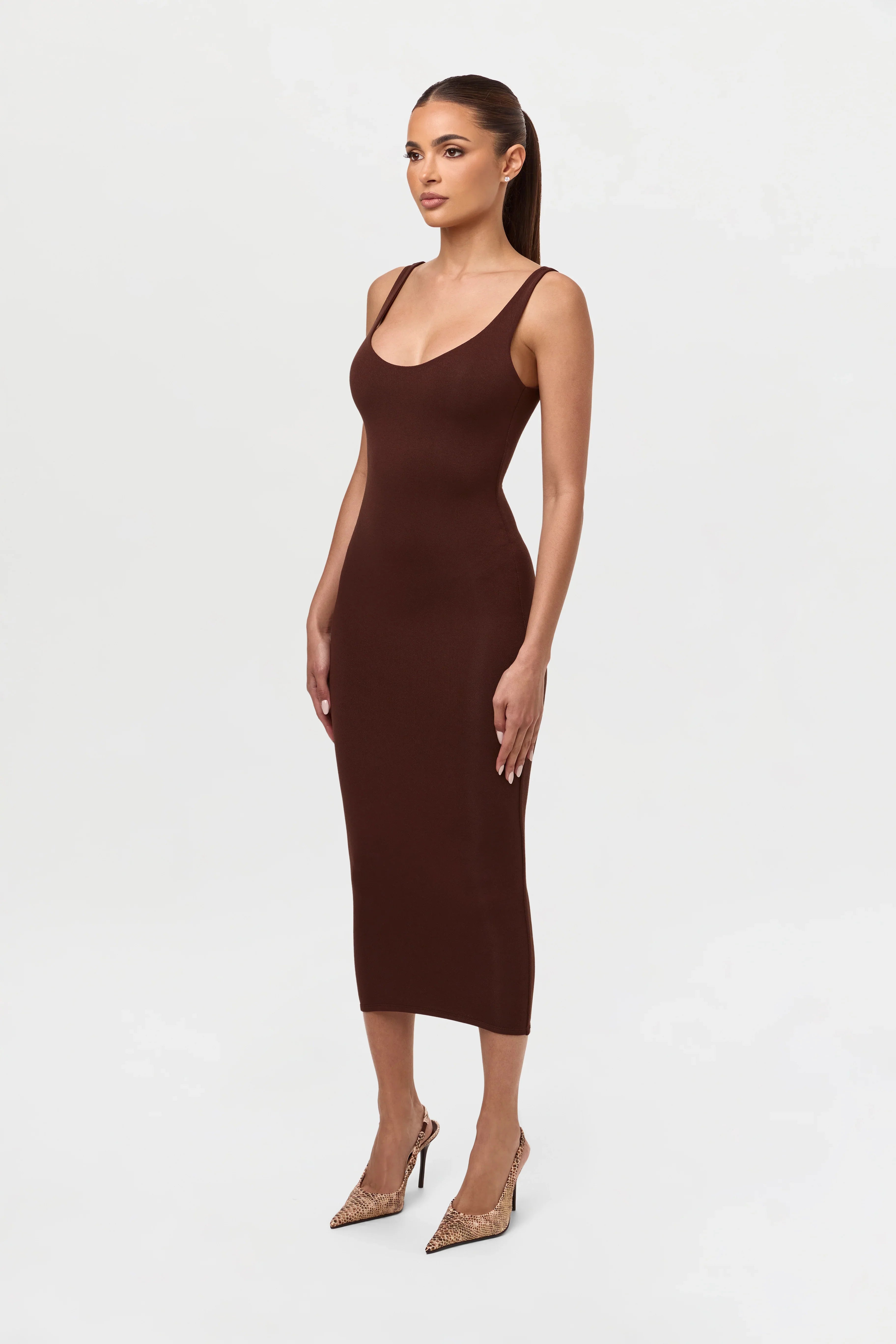 NW Sculpt Tank Midi Dress