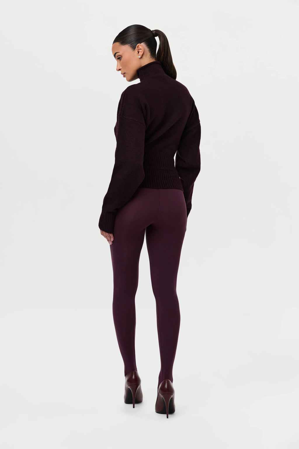Ribbed-Knit Sculpt Sweater Top