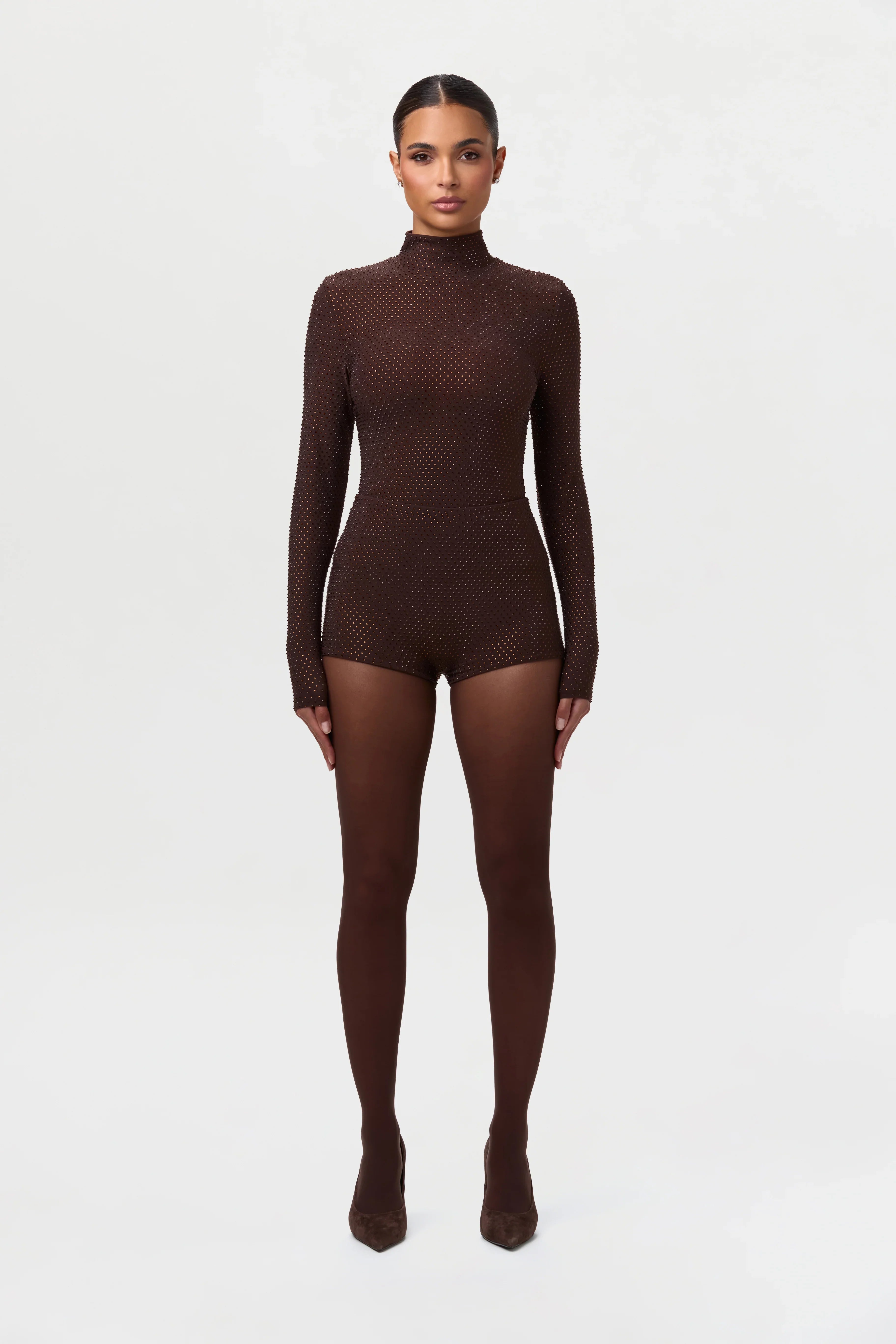 Crystal High Waisted Hot Pants