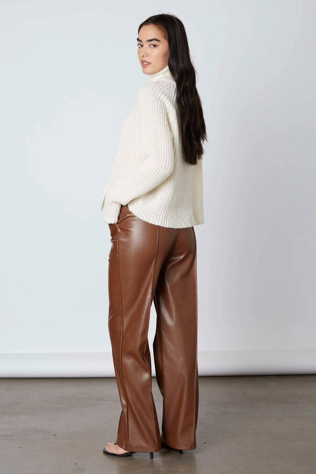 Faux Leather Pants