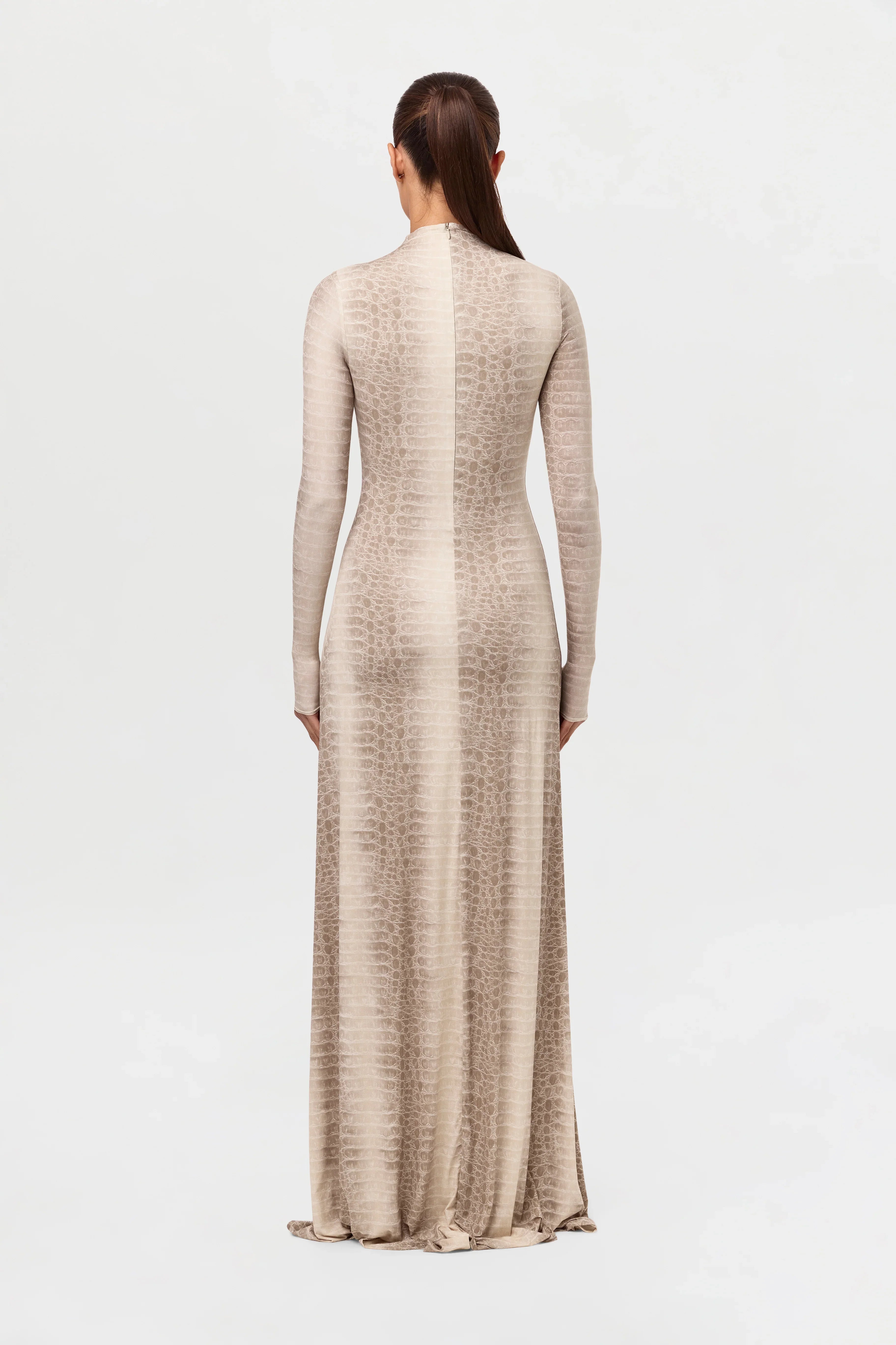Naked Animal Print Maxi Dress