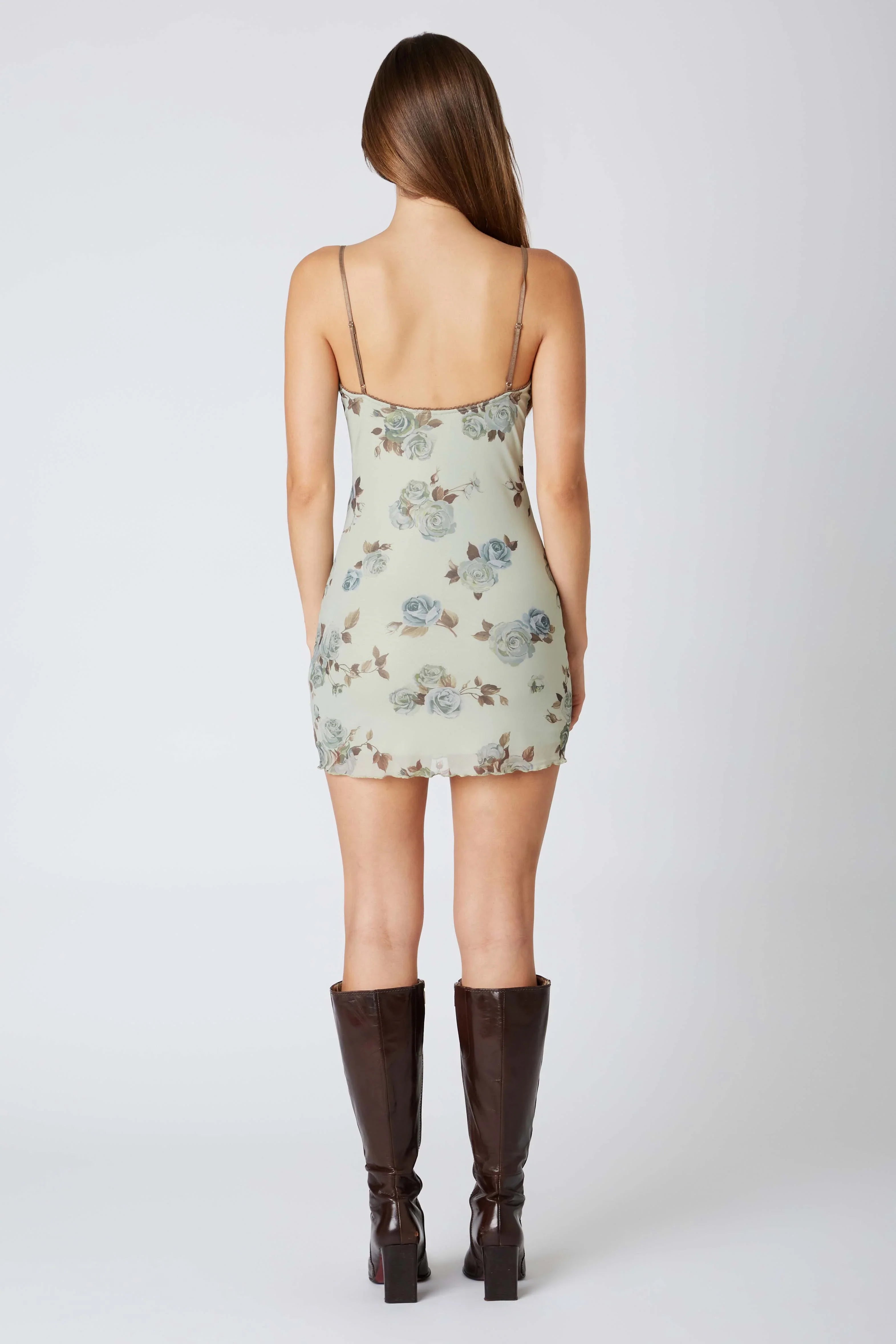 Floral Slip Mini Dress