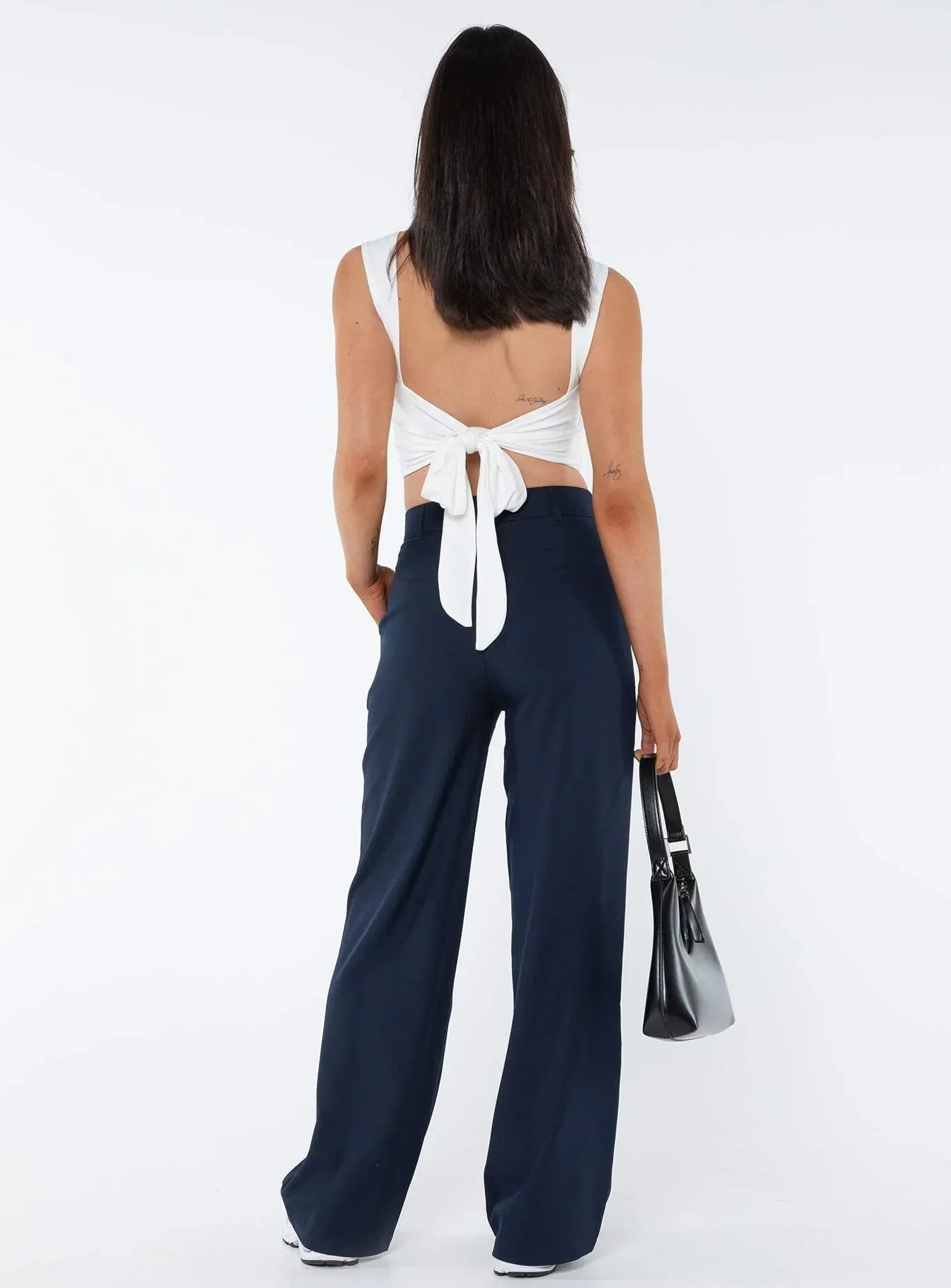Archer Black Tailored Pants – Lower Impact Sustainable Essential