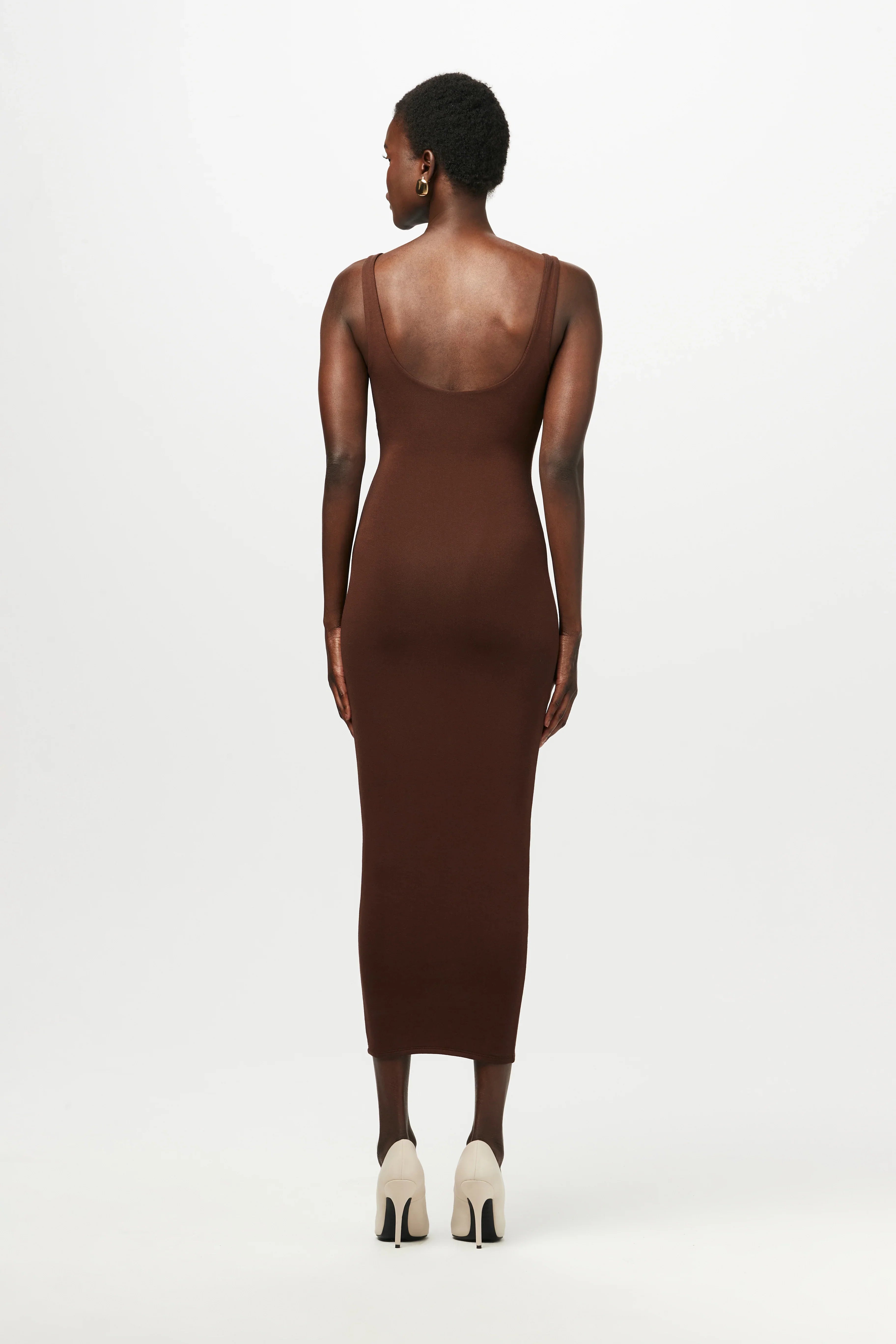 NW Sculpt Tank Midi Dress