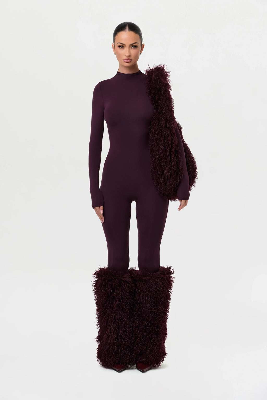 Faux Fur Plush Shoulder Bag