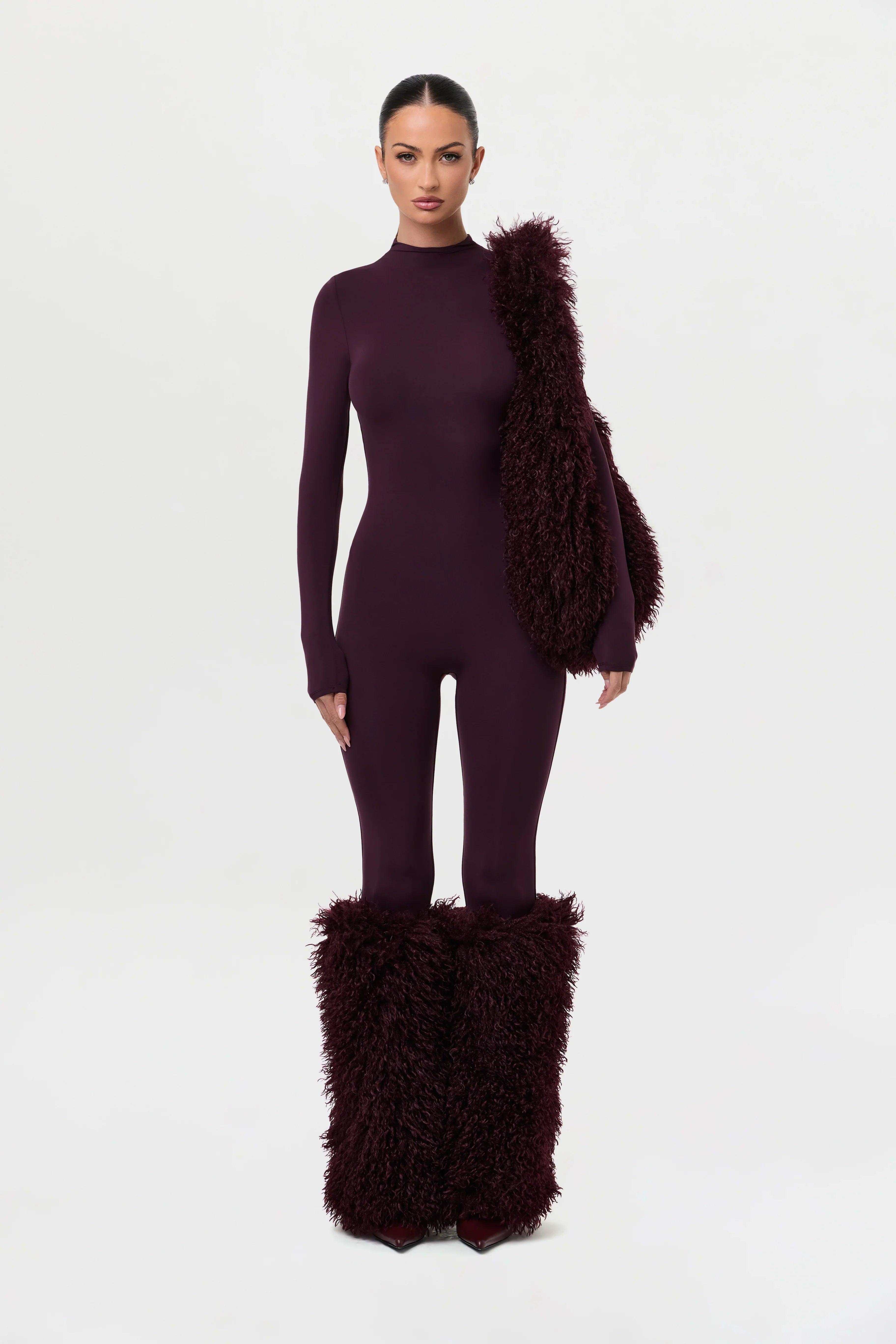 Faux Fur Plush Shoulder Bag