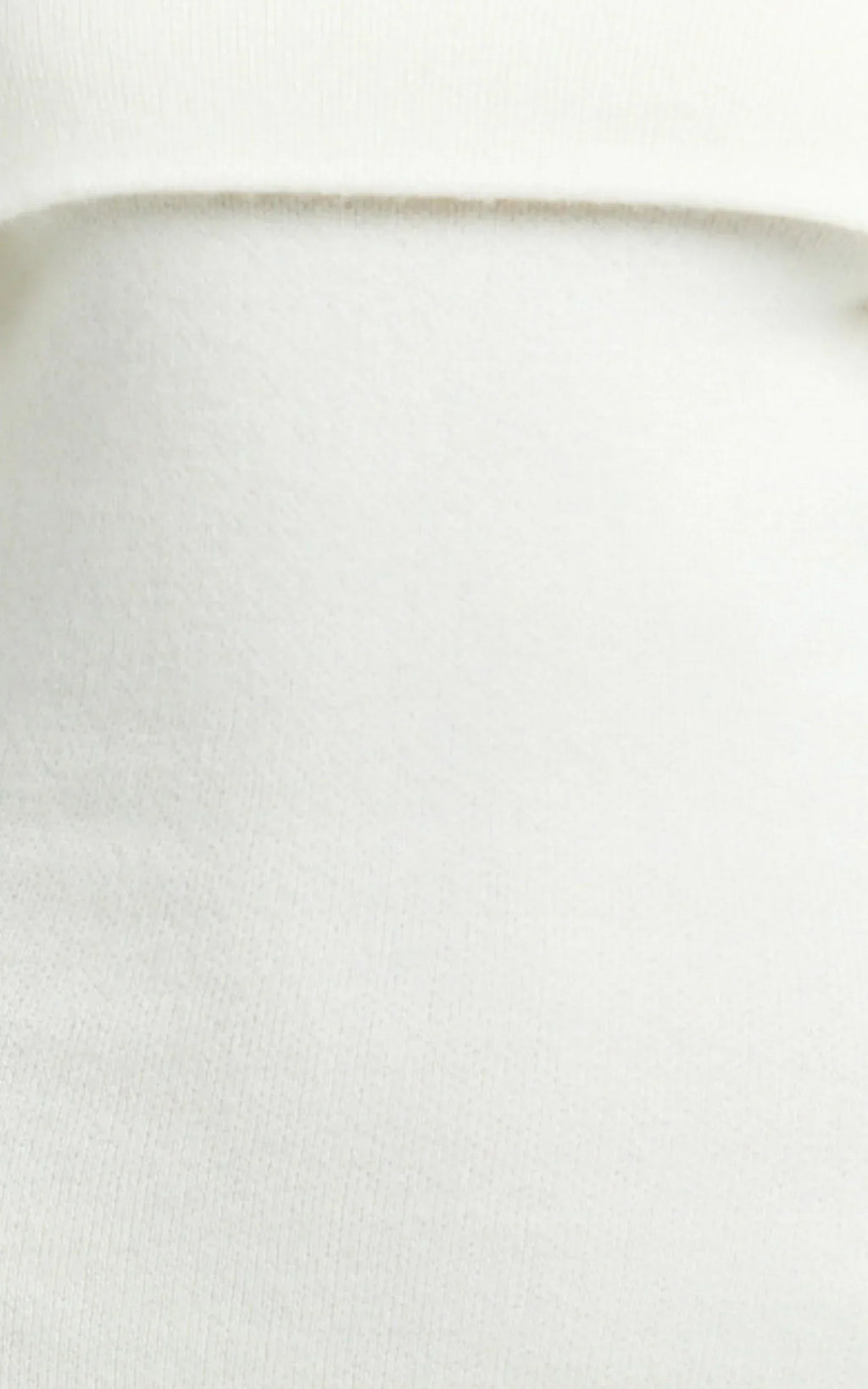 Karina Midi Dress - Long Sleeve Folded Off Shoulder Asymmetric Dress in Cream