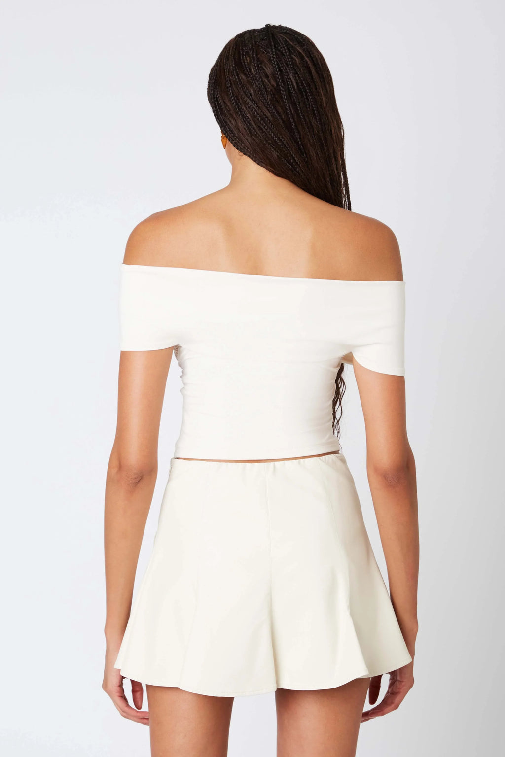 Criss Cross Off The Shoulder Top