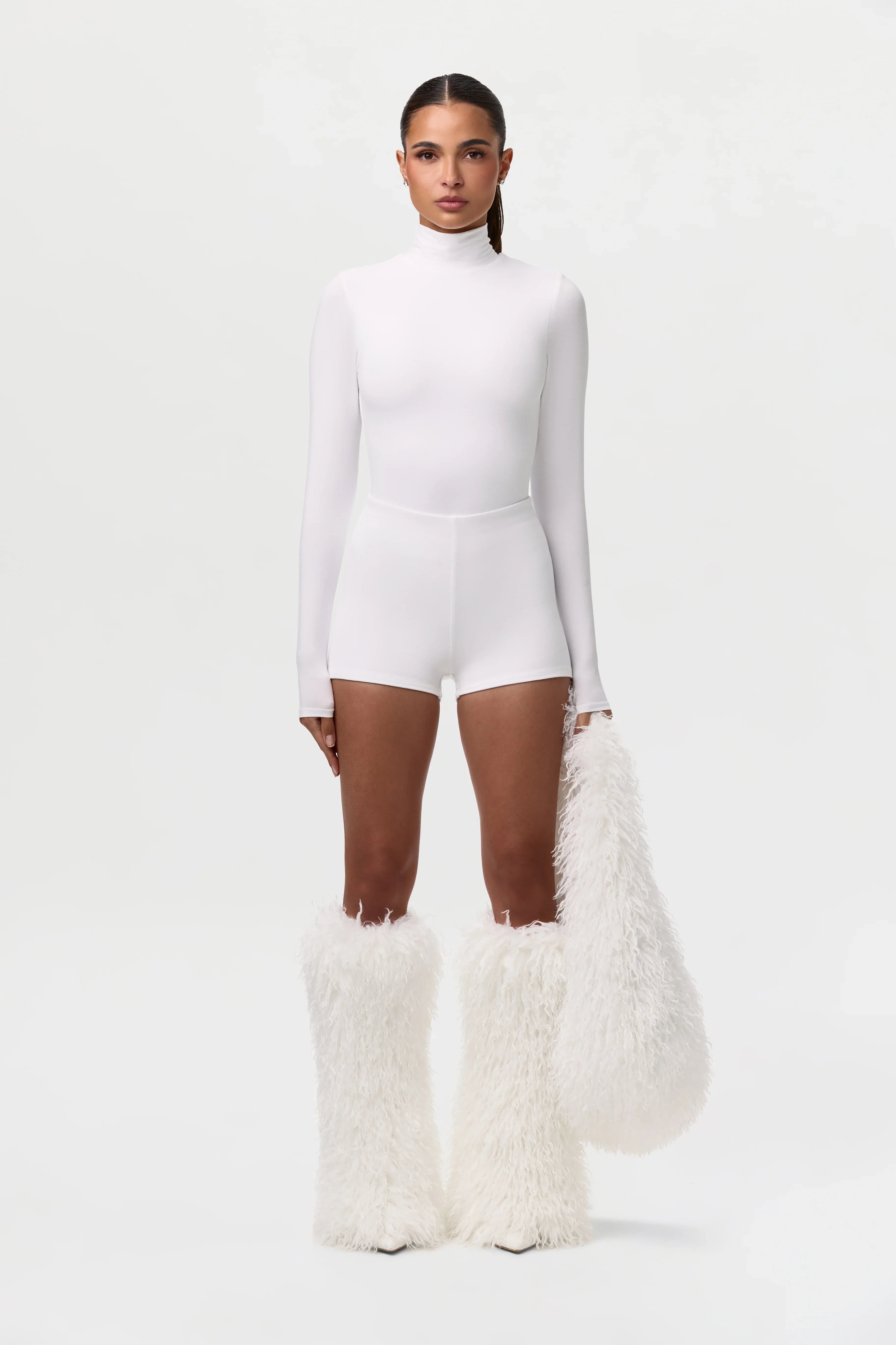 Faux Fur Plush Shoulder Bag