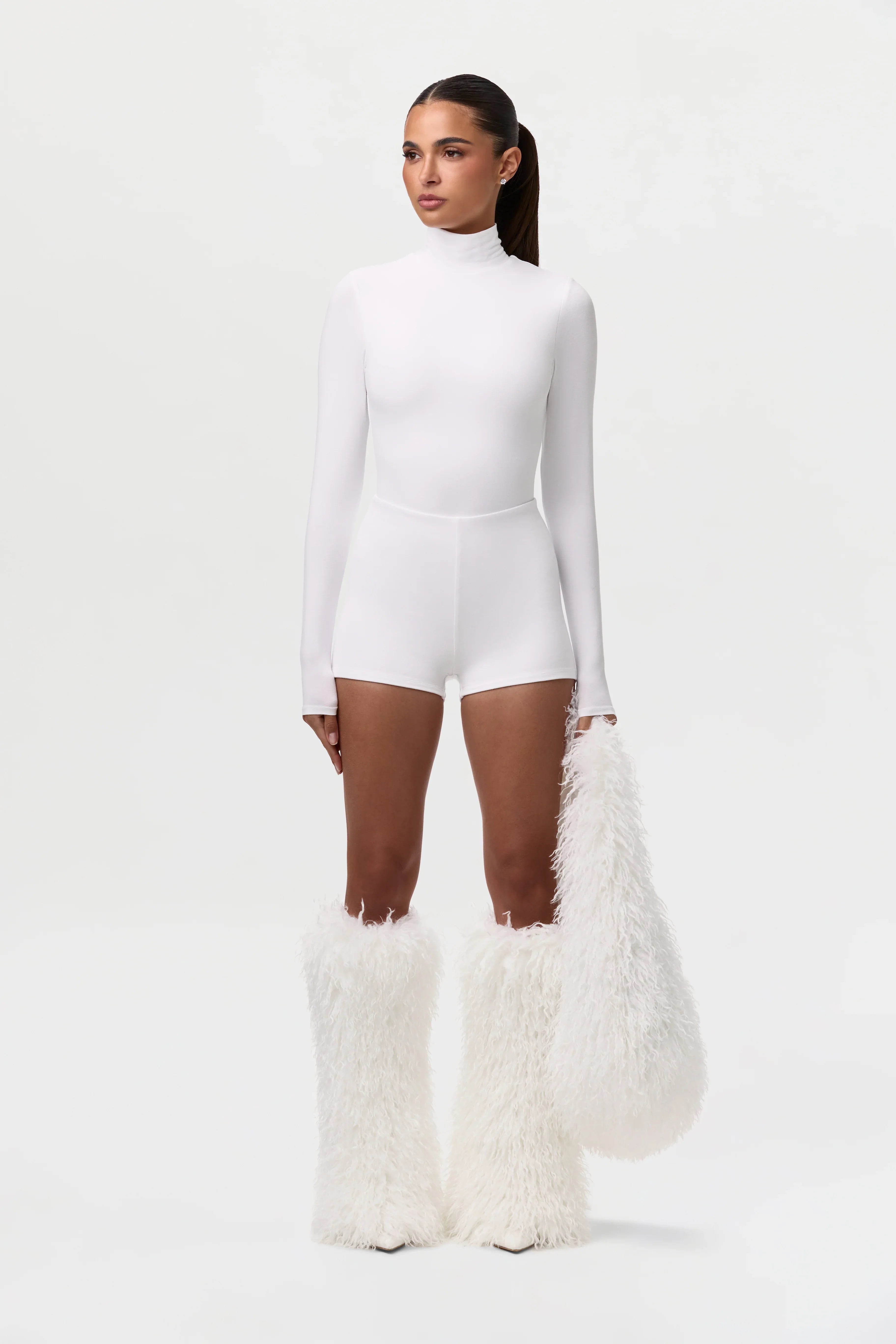 Faux Fur Plush Shoulder Bag