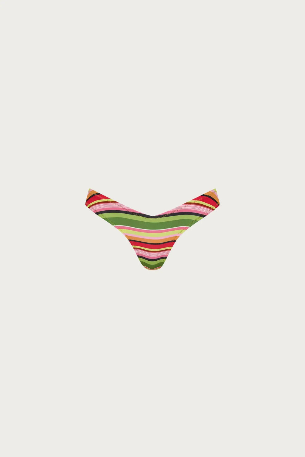 Classic Swim Bottom | Emerald Stripe