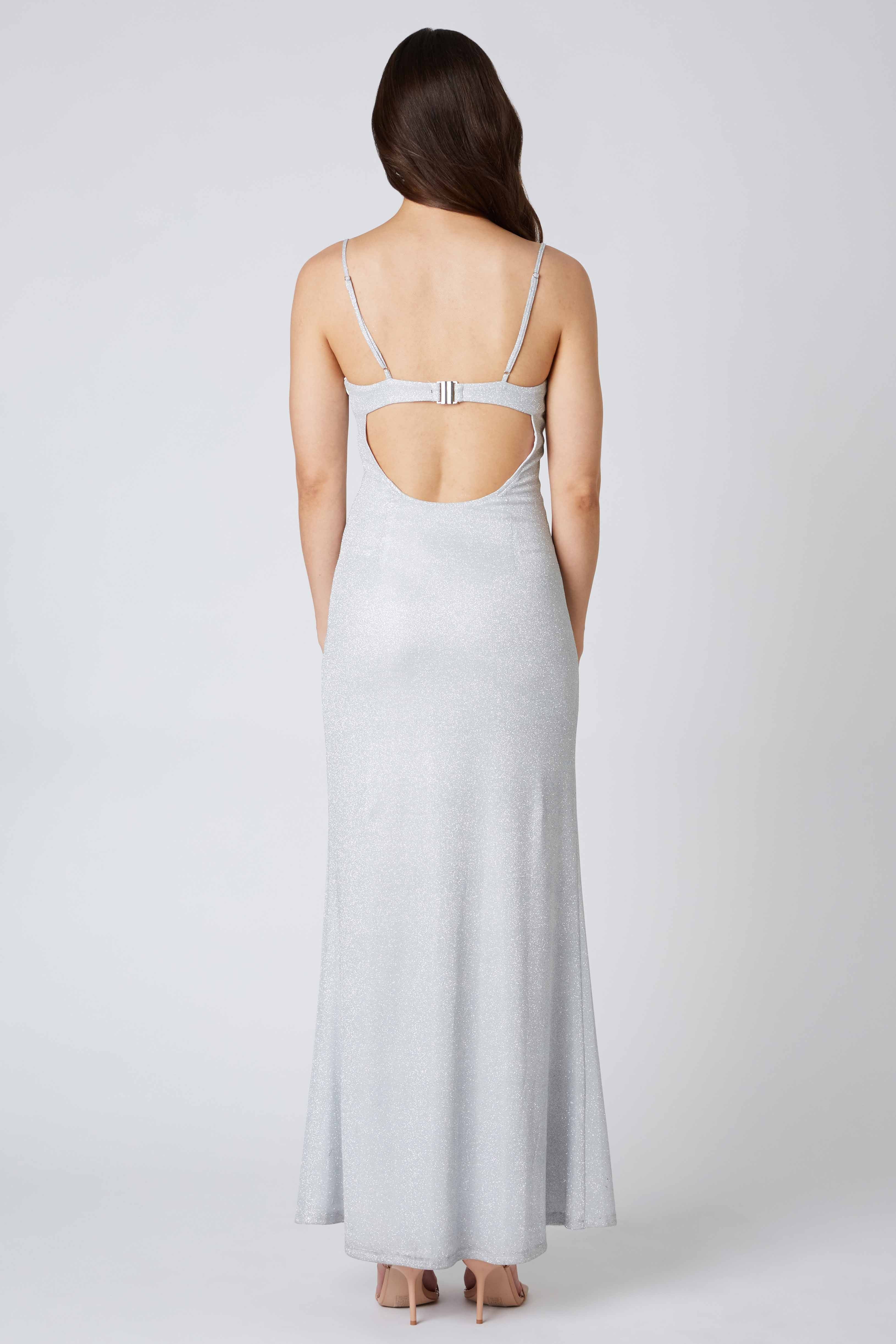 Glittery Corset Maxi Dress