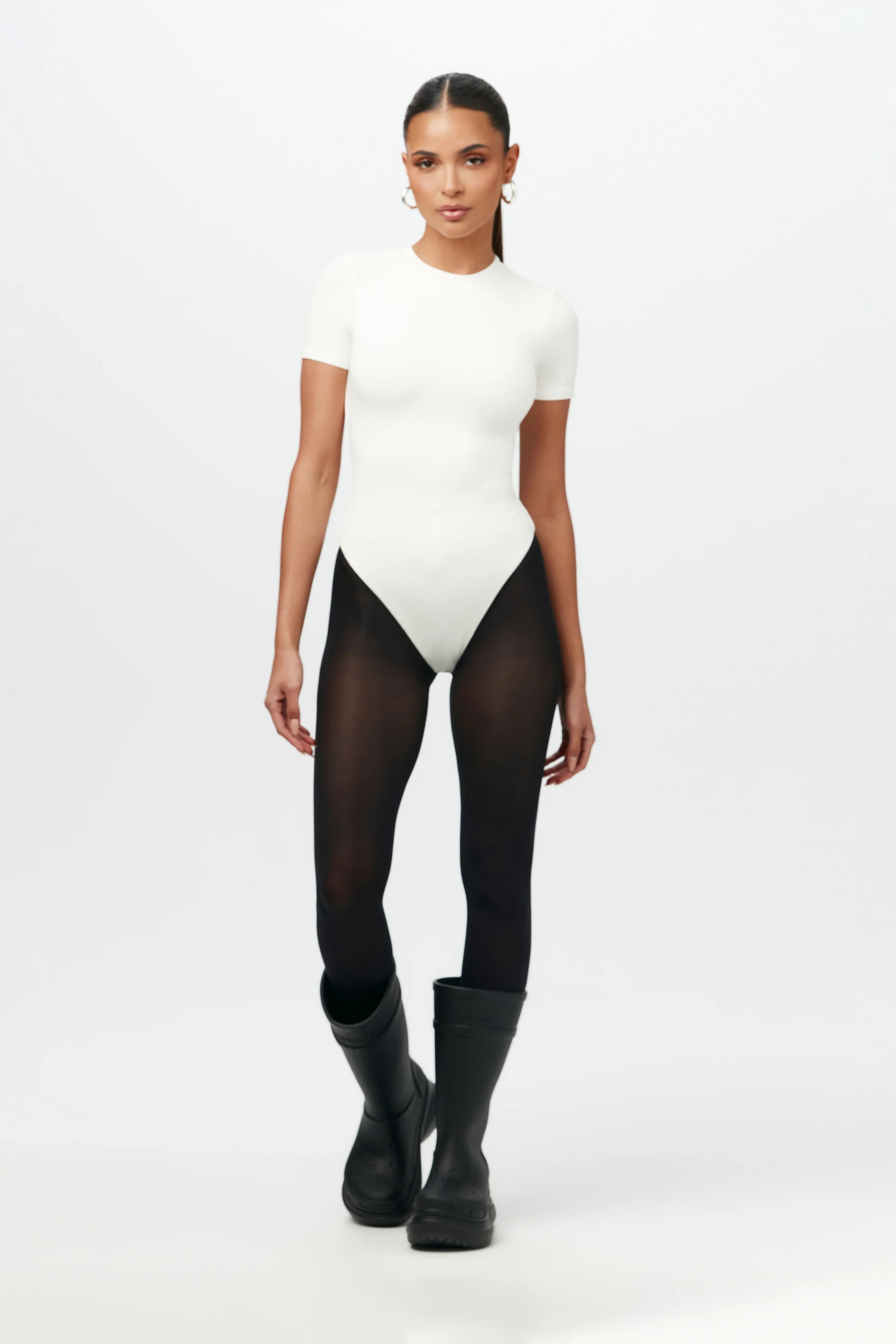 NW Crewneck Short Sleeve Bodysuit