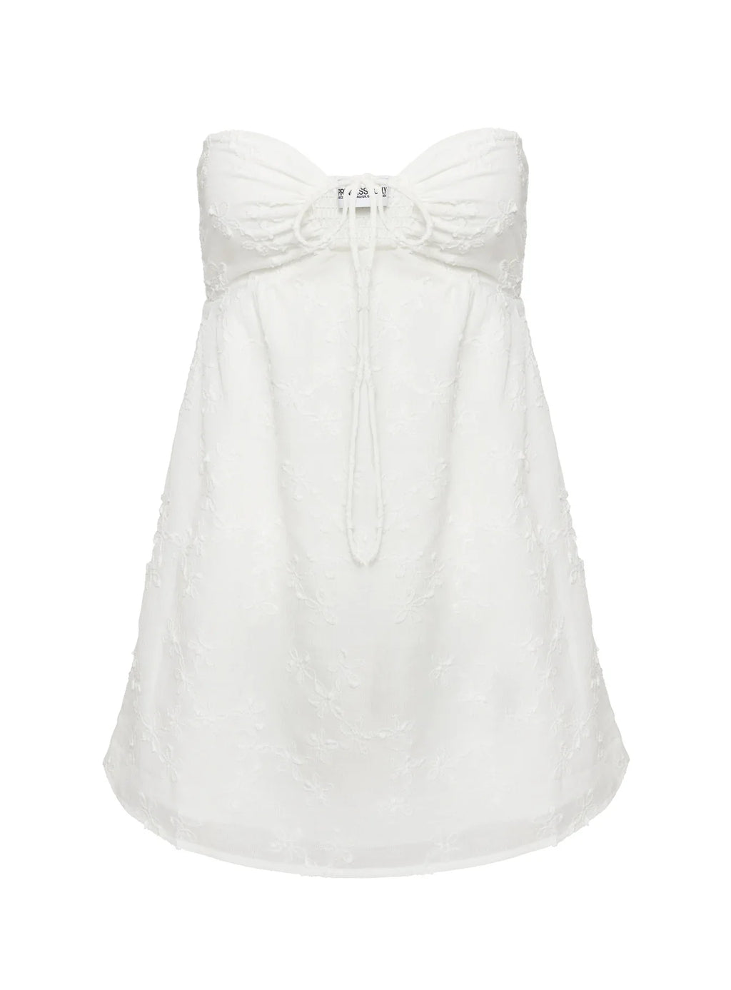 Rosenberg Strapless Mini Dress White