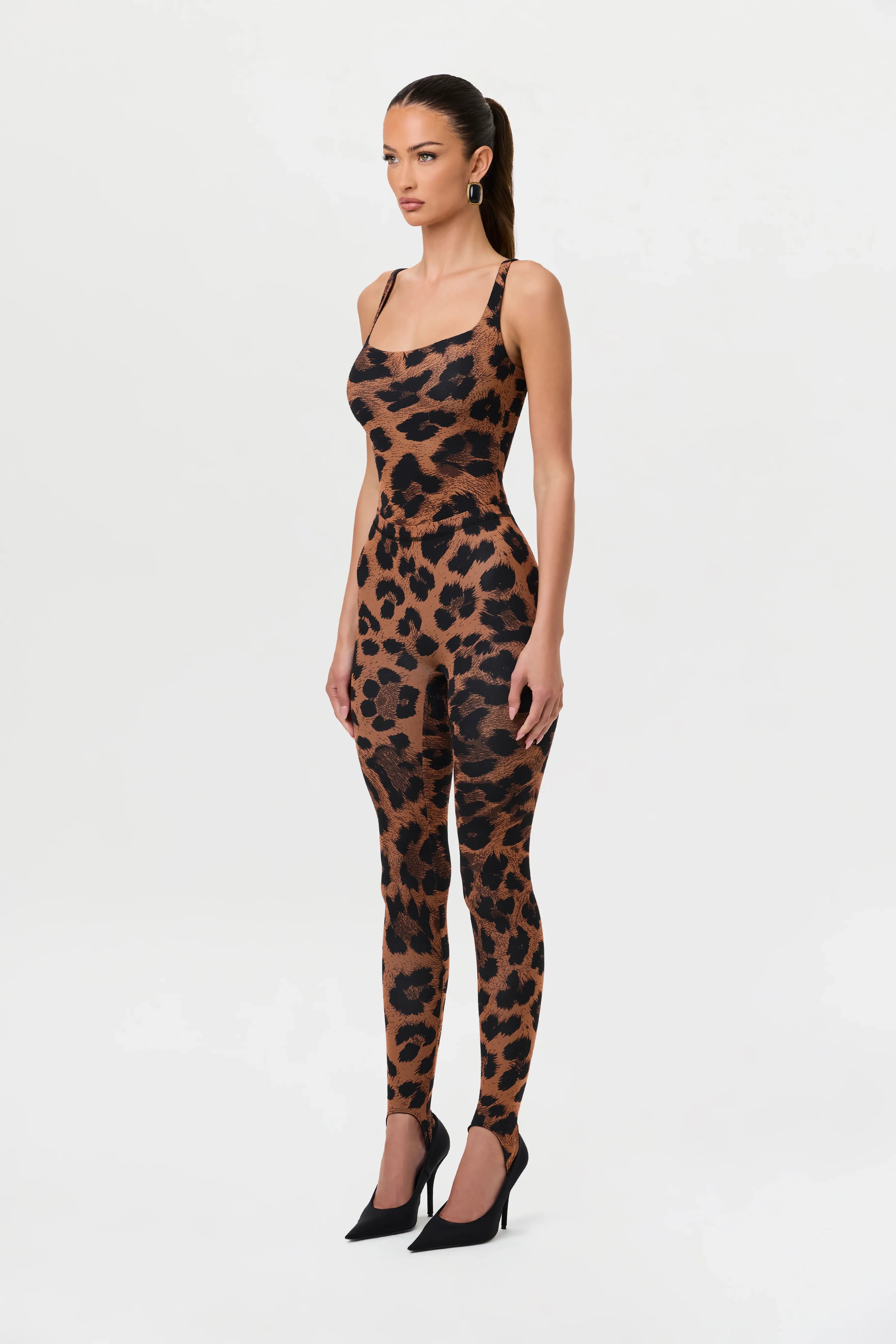 Naked Print Stirrup Legging