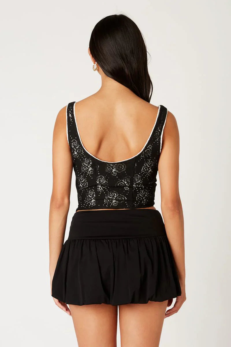 Cotton Lace Corset