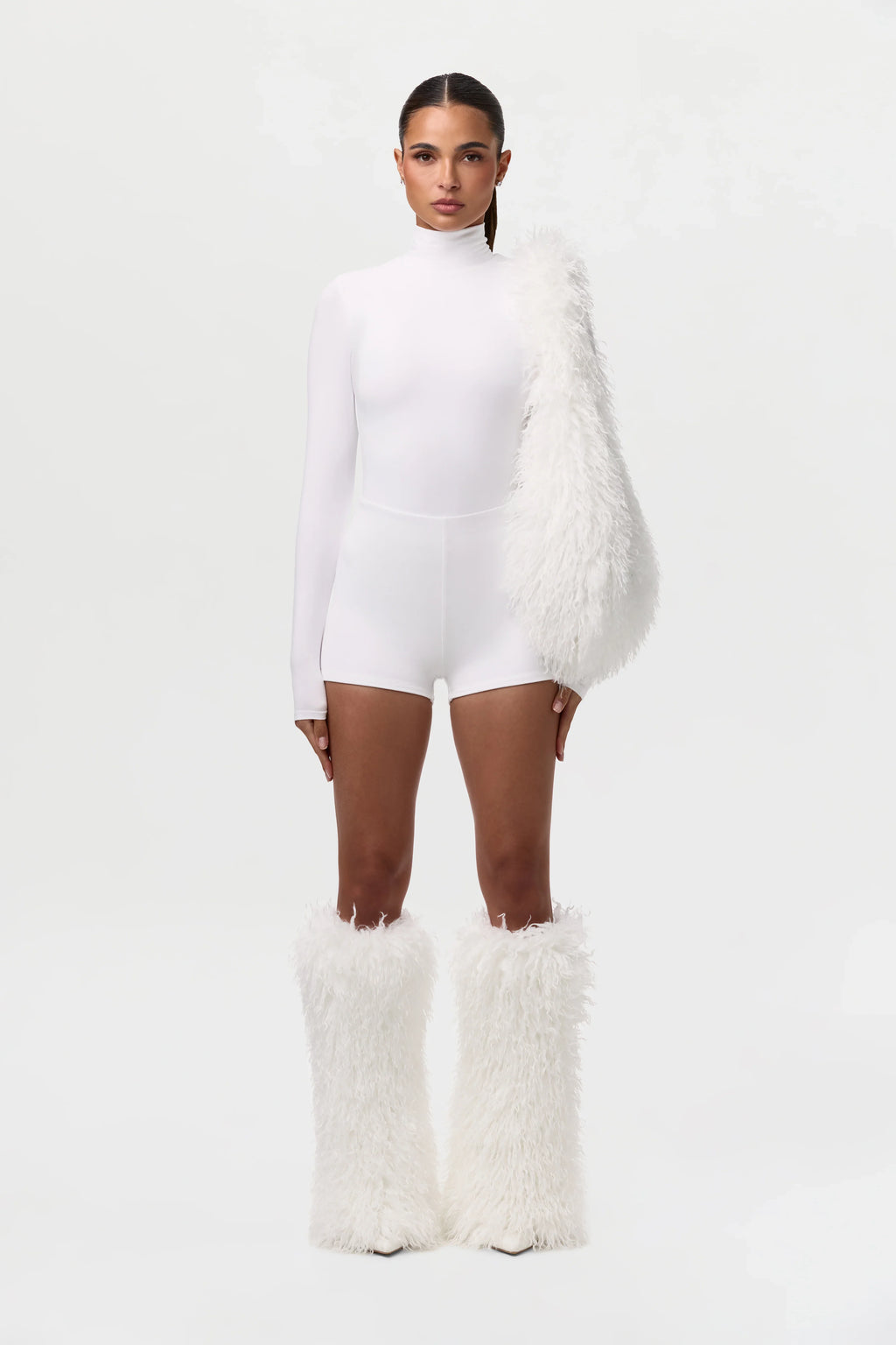 Faux Fur Plush Shoulder Bag