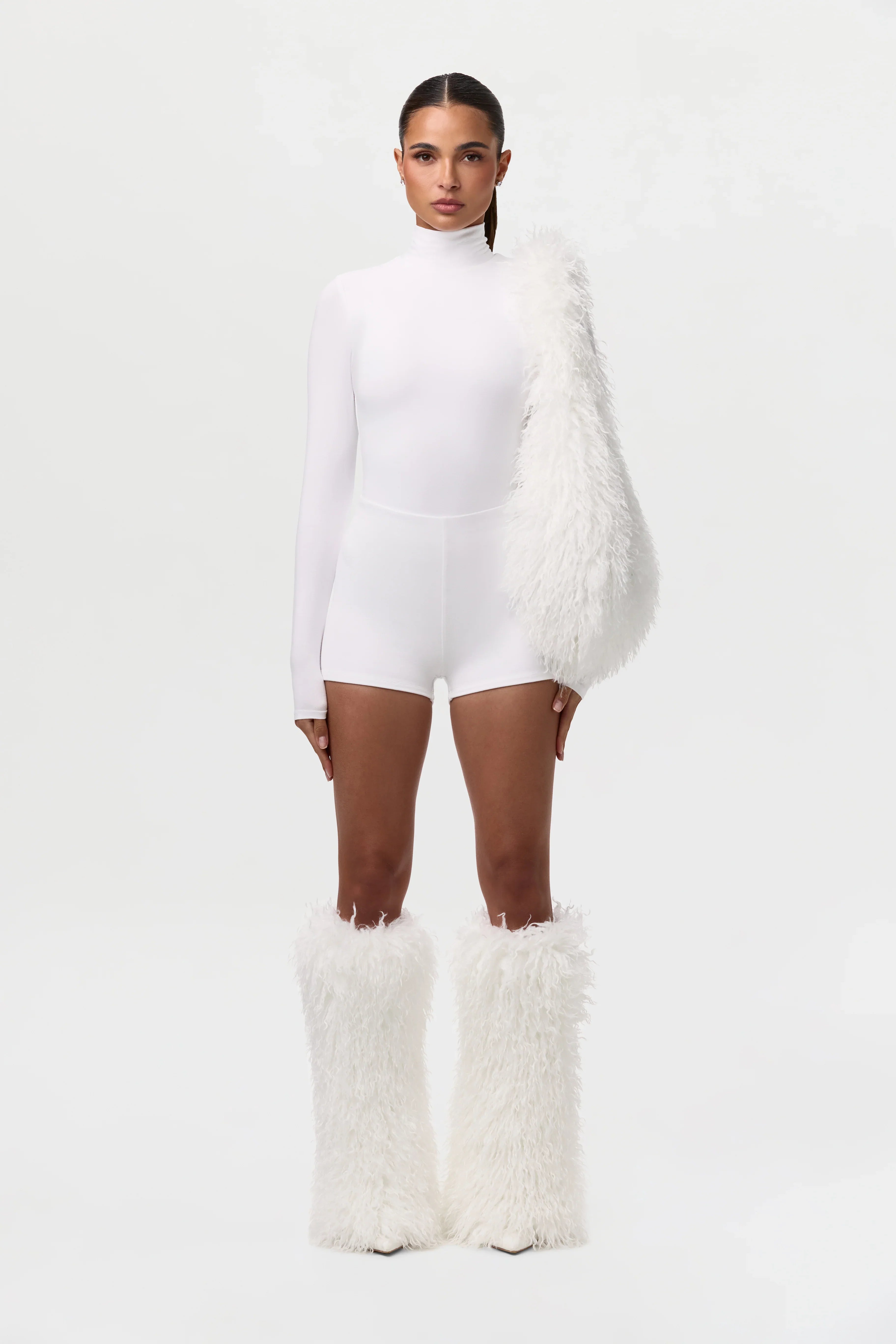 Faux Fur Plush Shoulder Bag