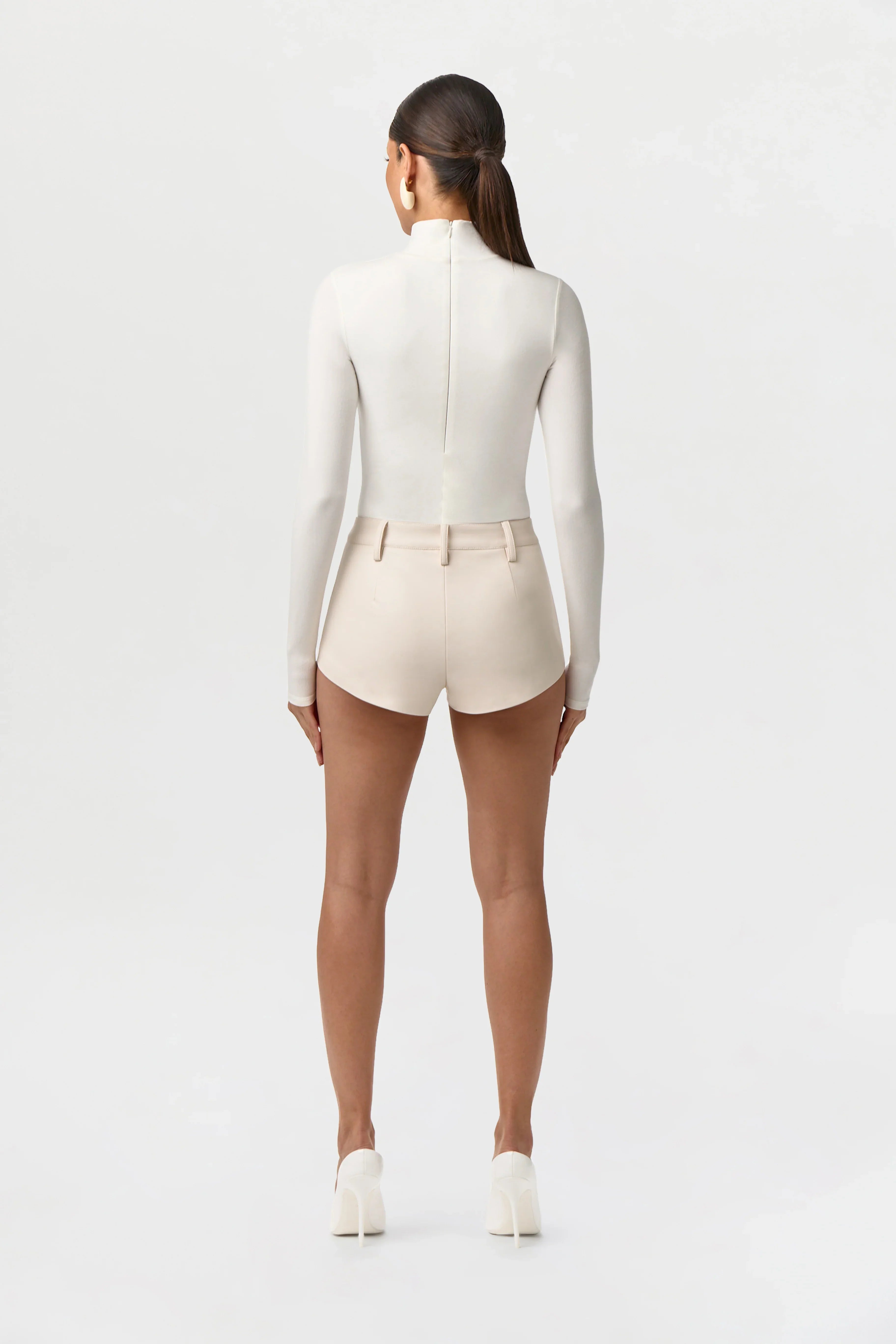 Vegan Leather Hot Pants