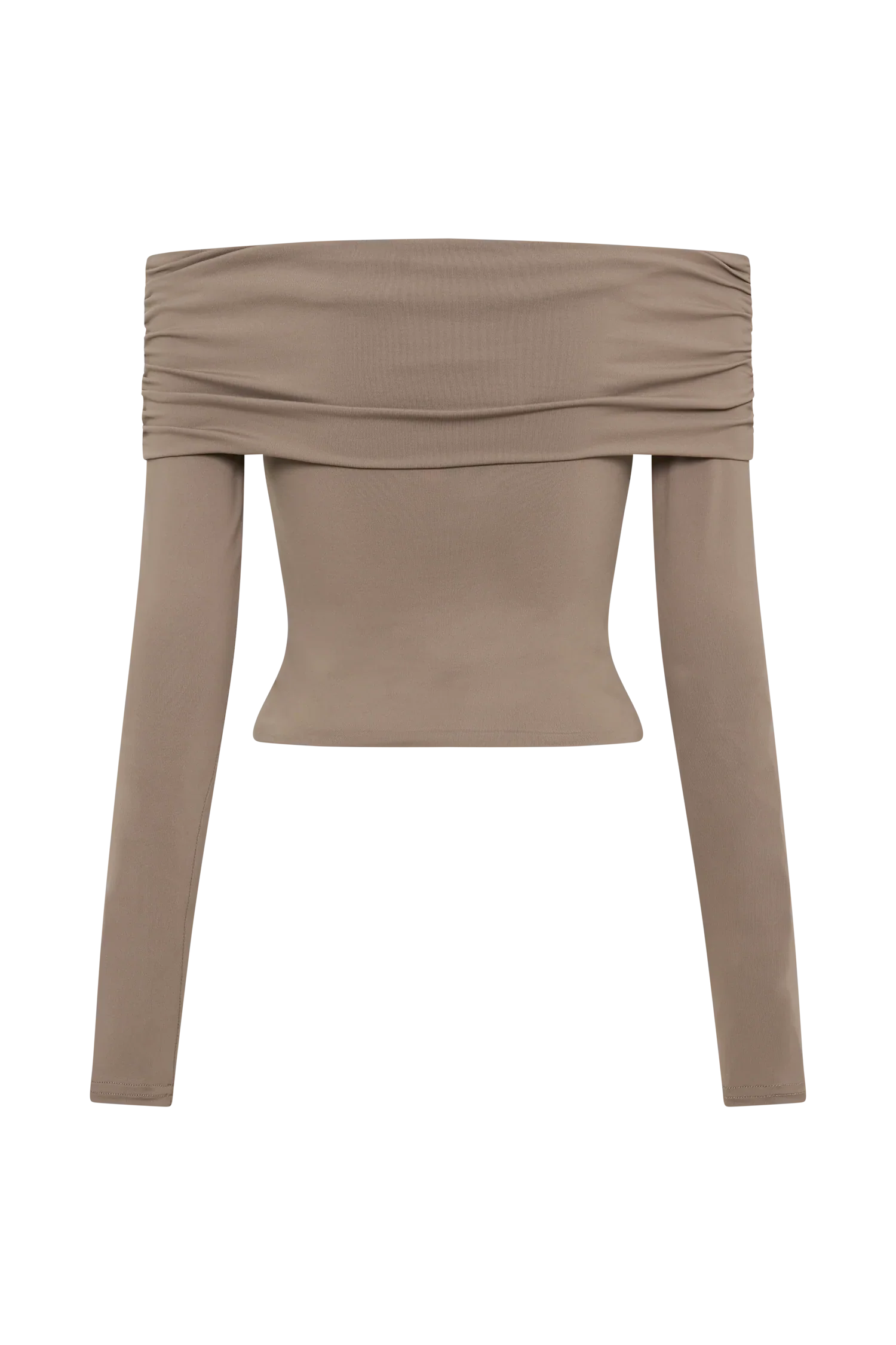 Lucinda Recycled Nylon Off Shoulder Top - Coco