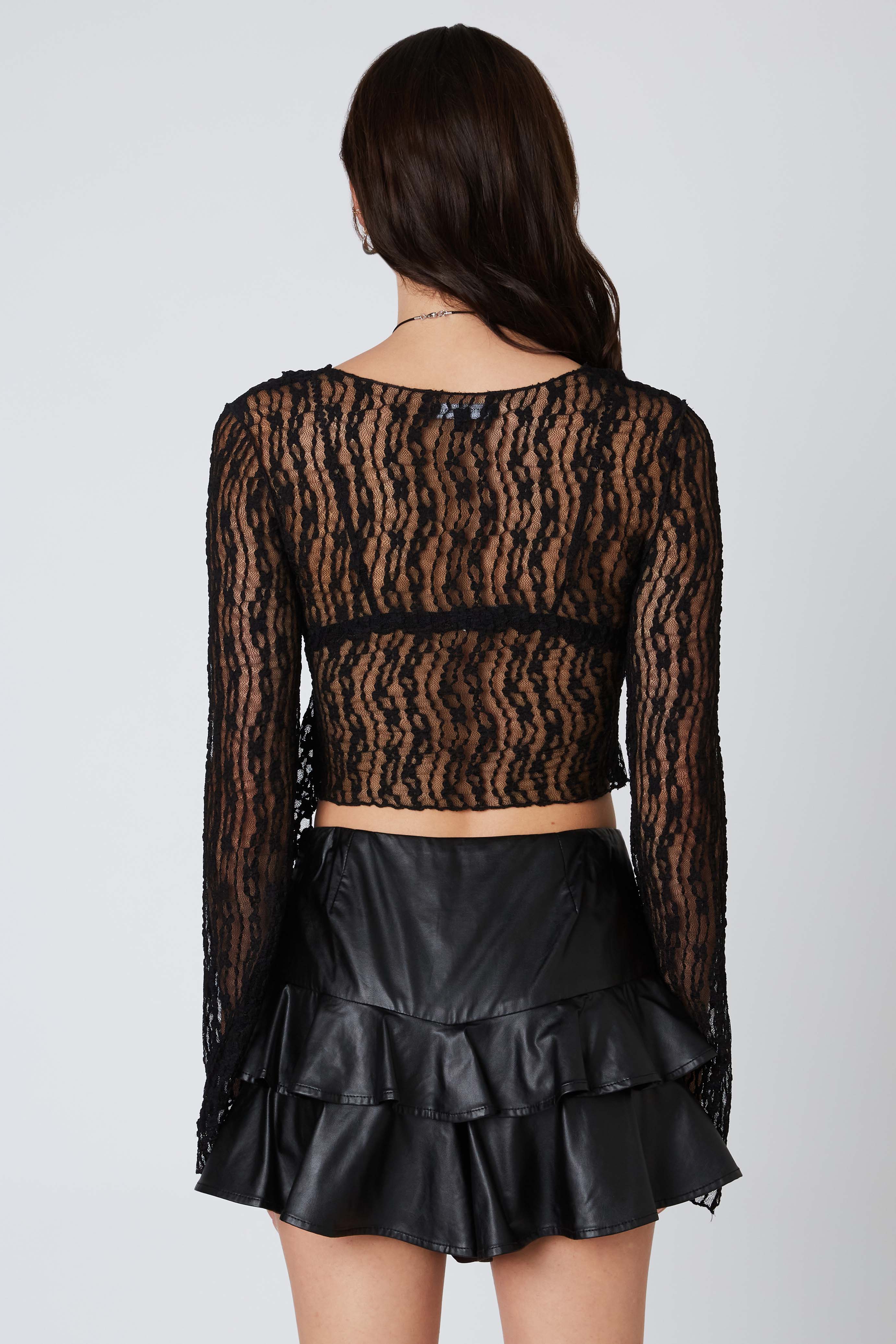 Lace Wrap Top
