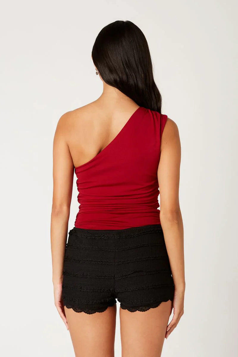 One Shoulder Knit Top