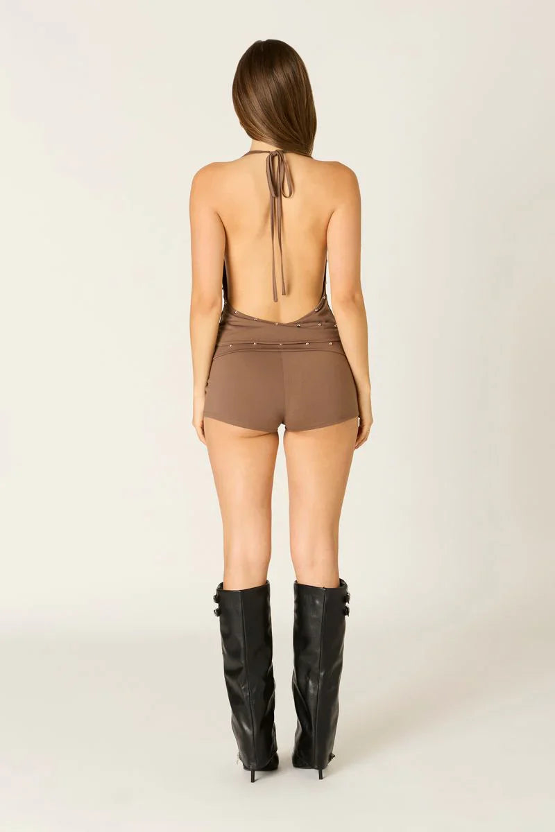 Studded Mini Shorts