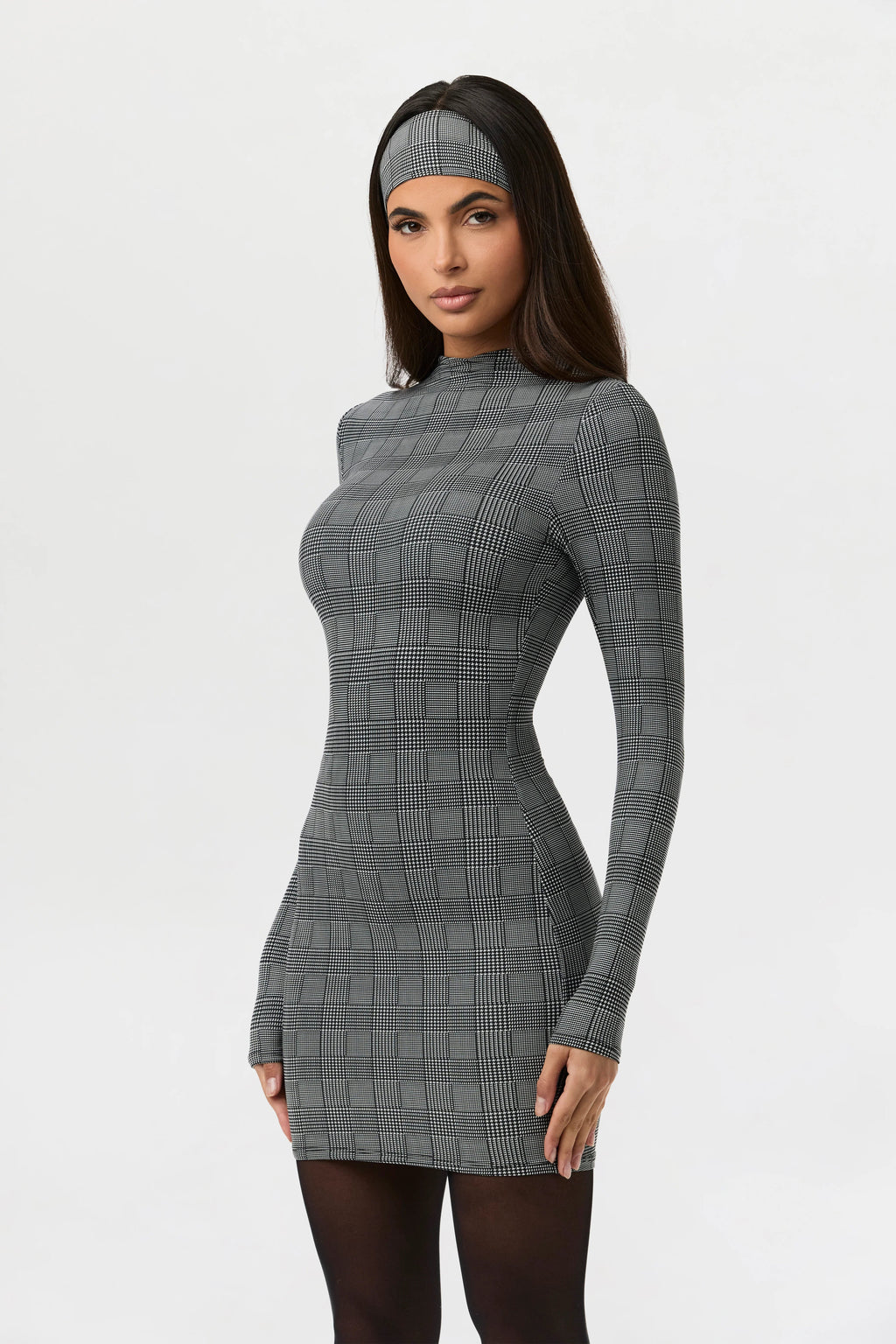 Naked Print Mini Dress