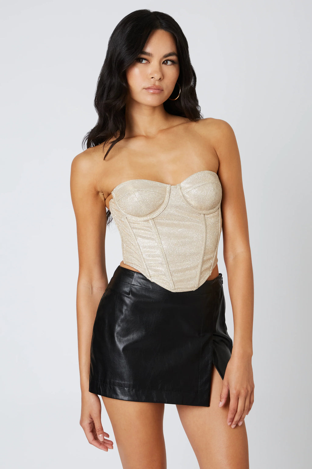 Glittered Corset Top