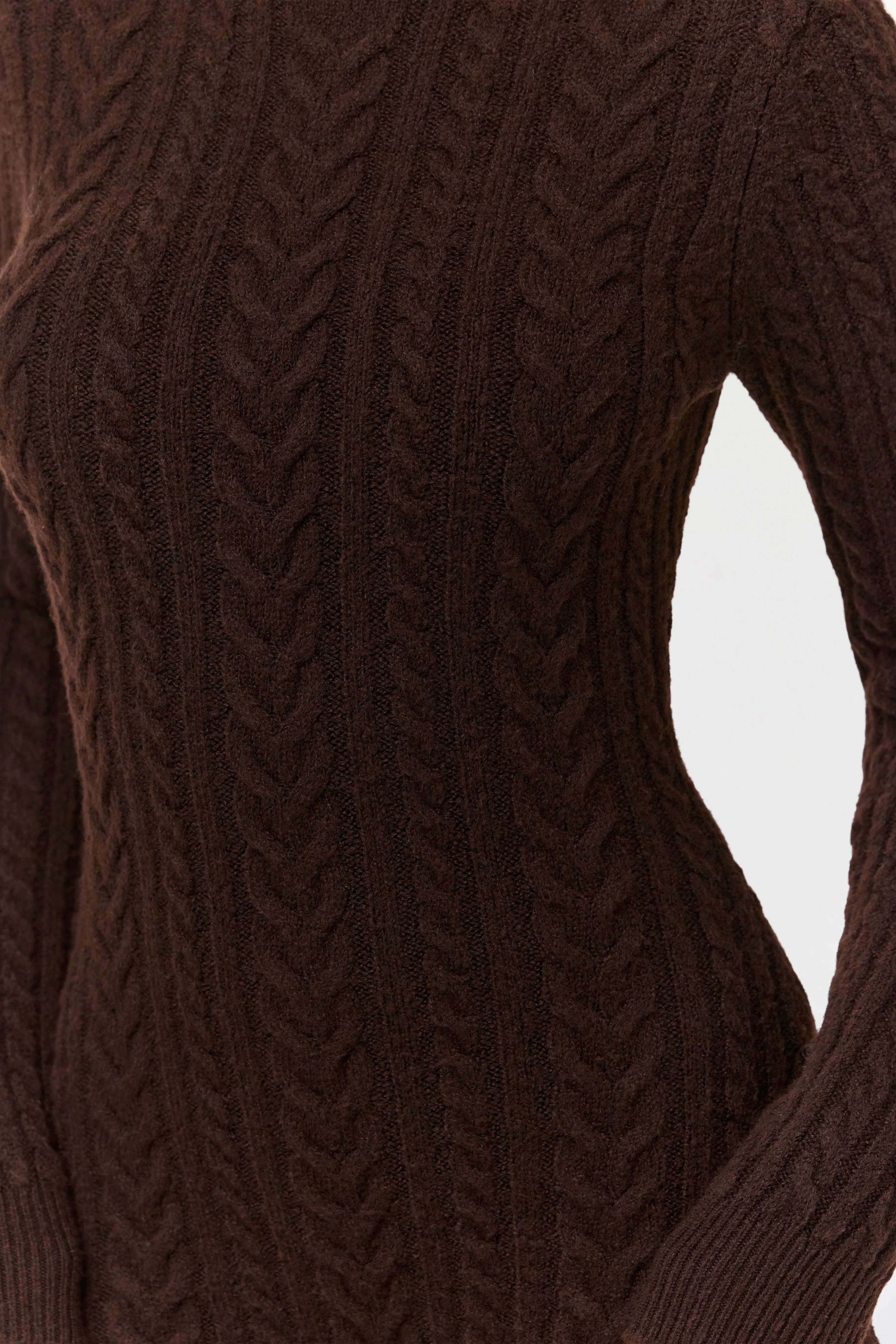 Cable Knit Turtleneck Romper