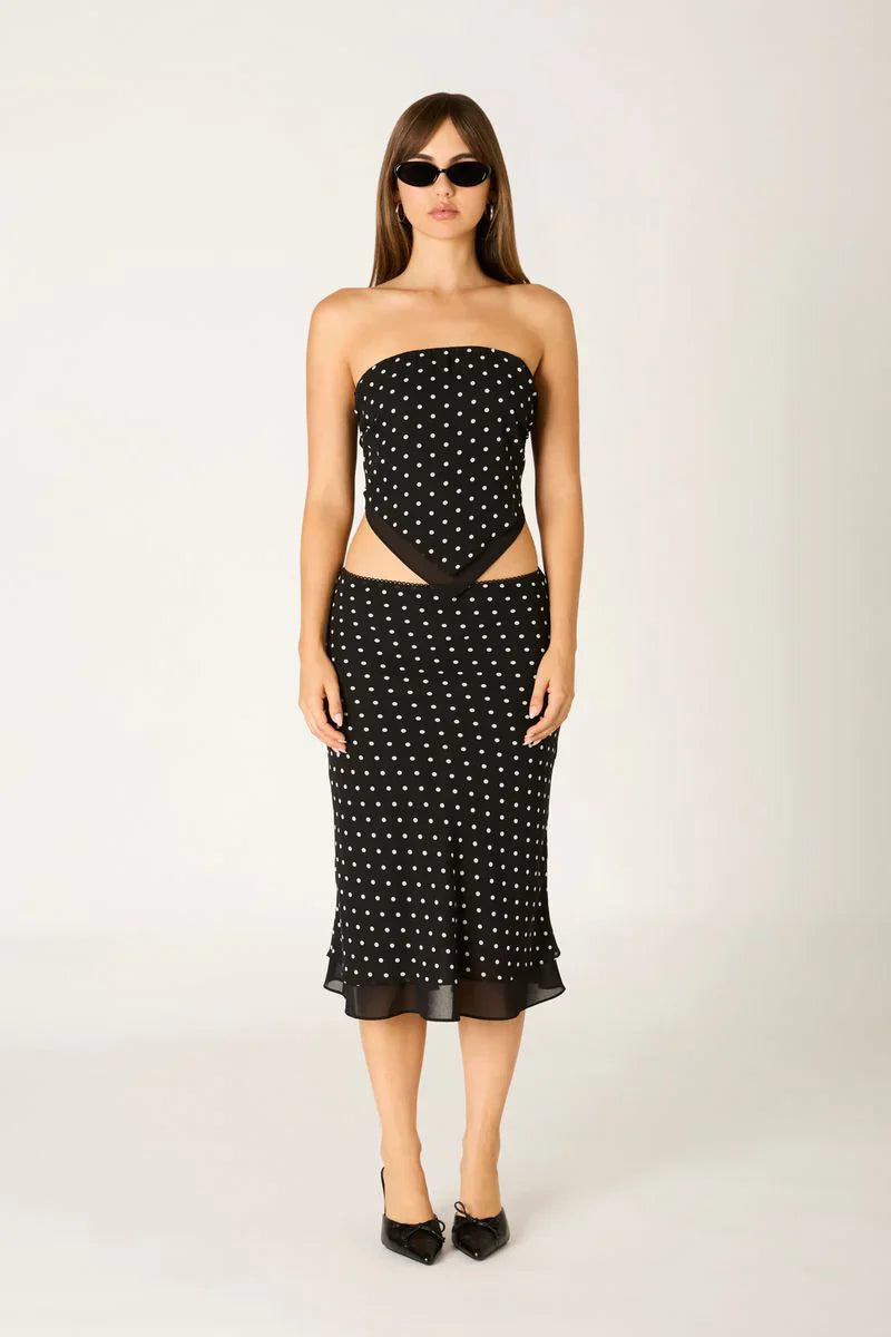 Chiffon Bandeau Top