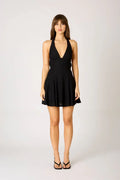 Lace Halter Mini Dress