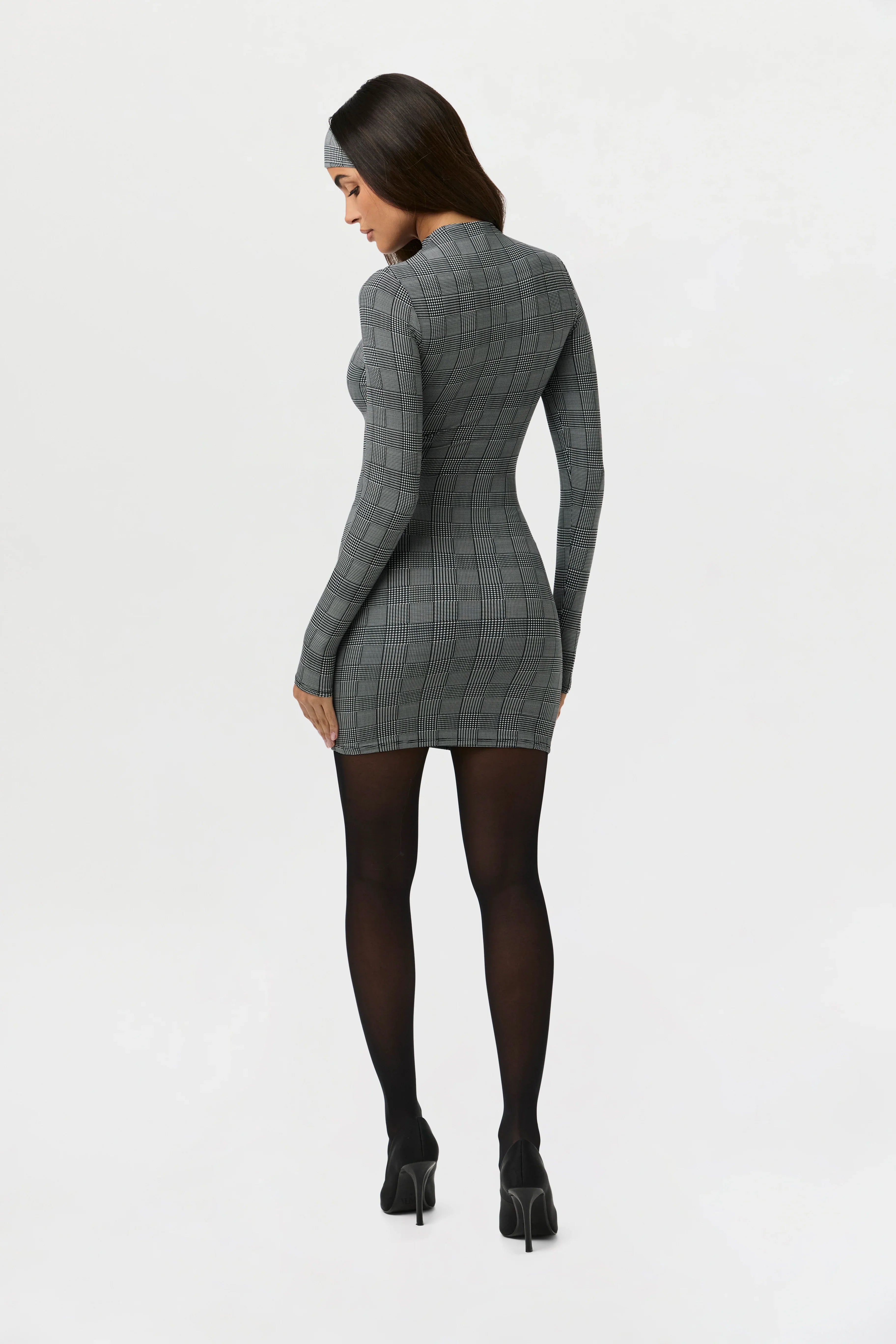Naked Print Mini Dress