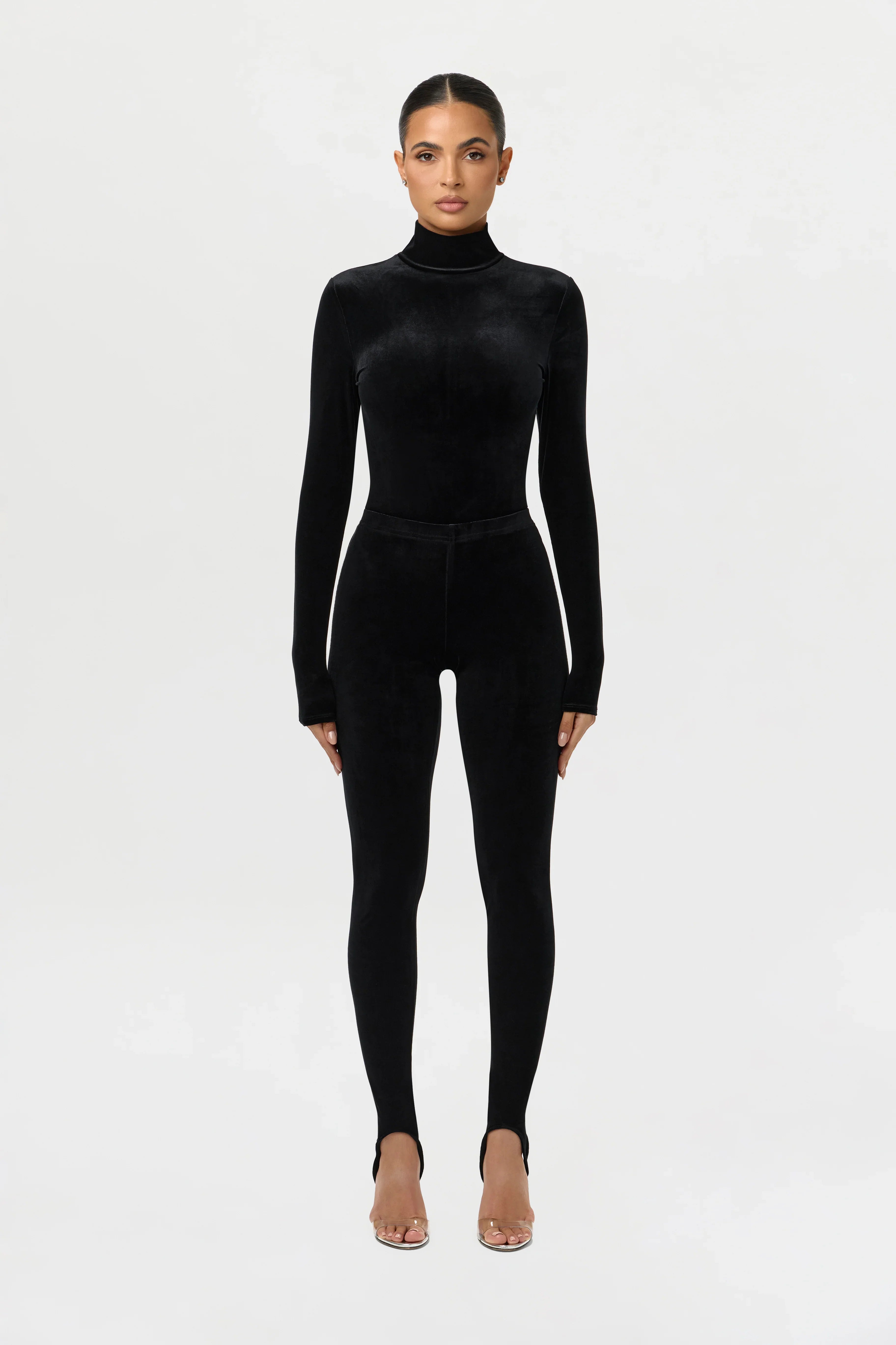 Velvet Stirrup Leggings