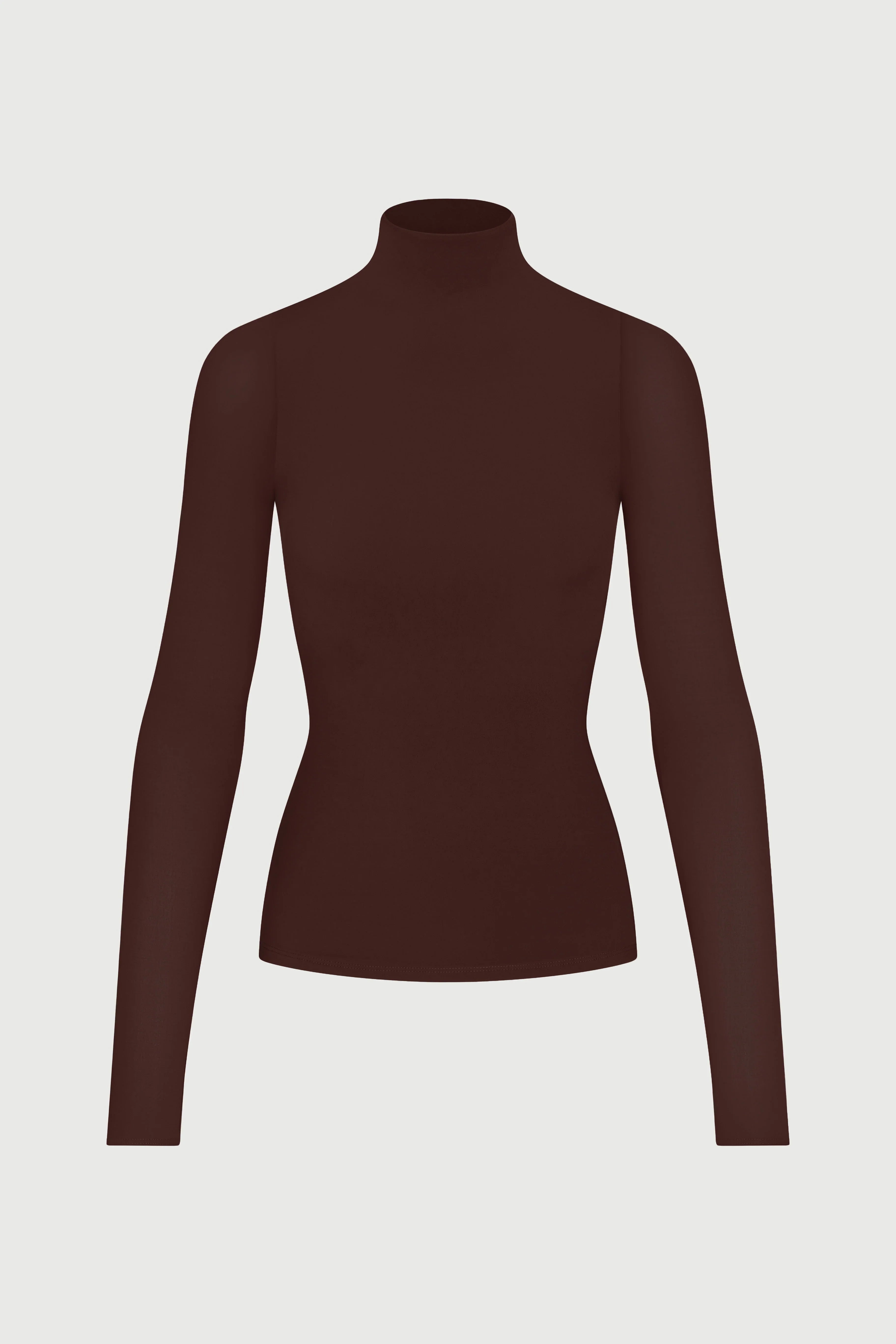Naked Mock Neck Top
