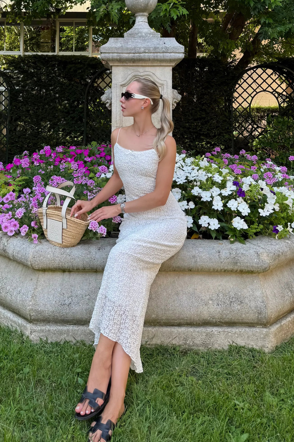 Textured Midi Dress
