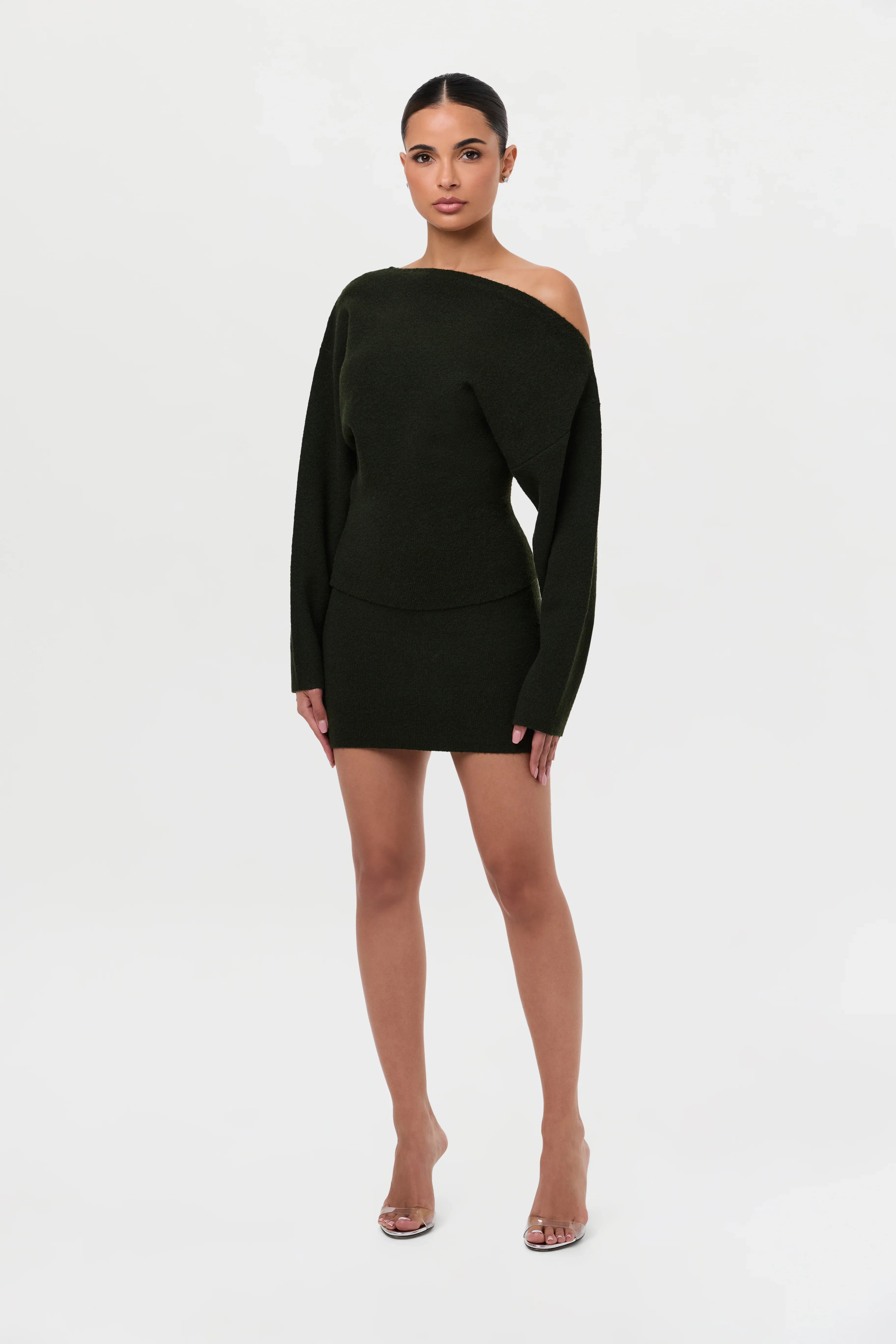Knit Sweater Mini Skirt