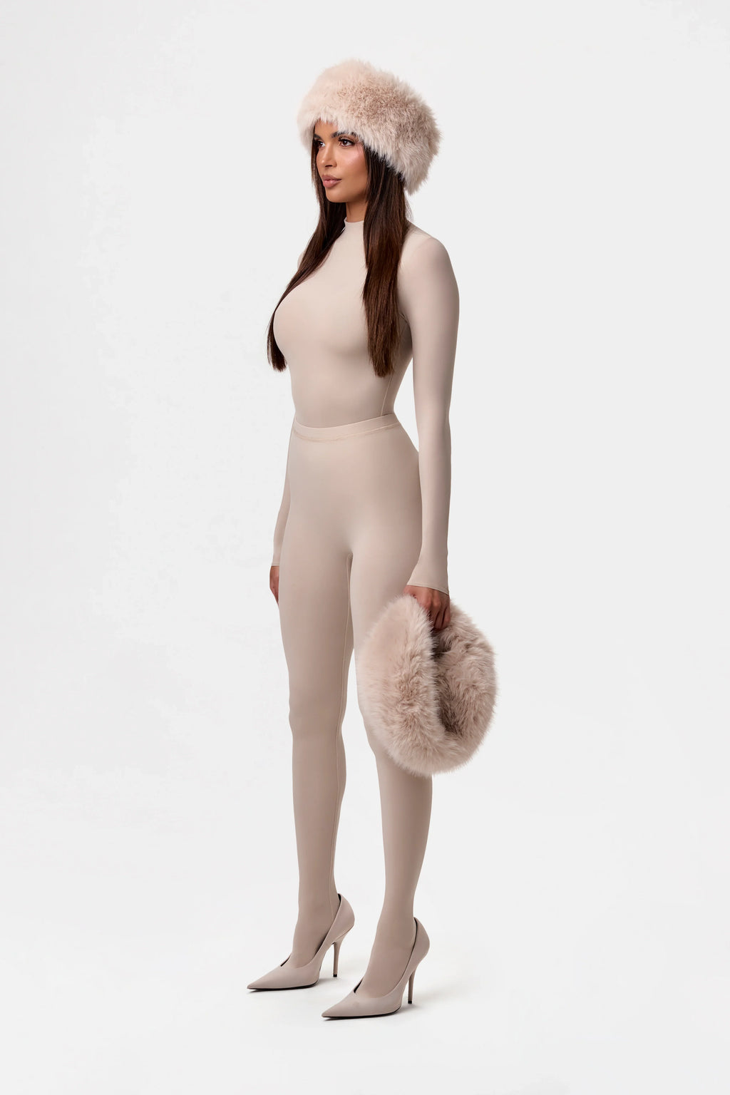 Naked Mock Neck Top