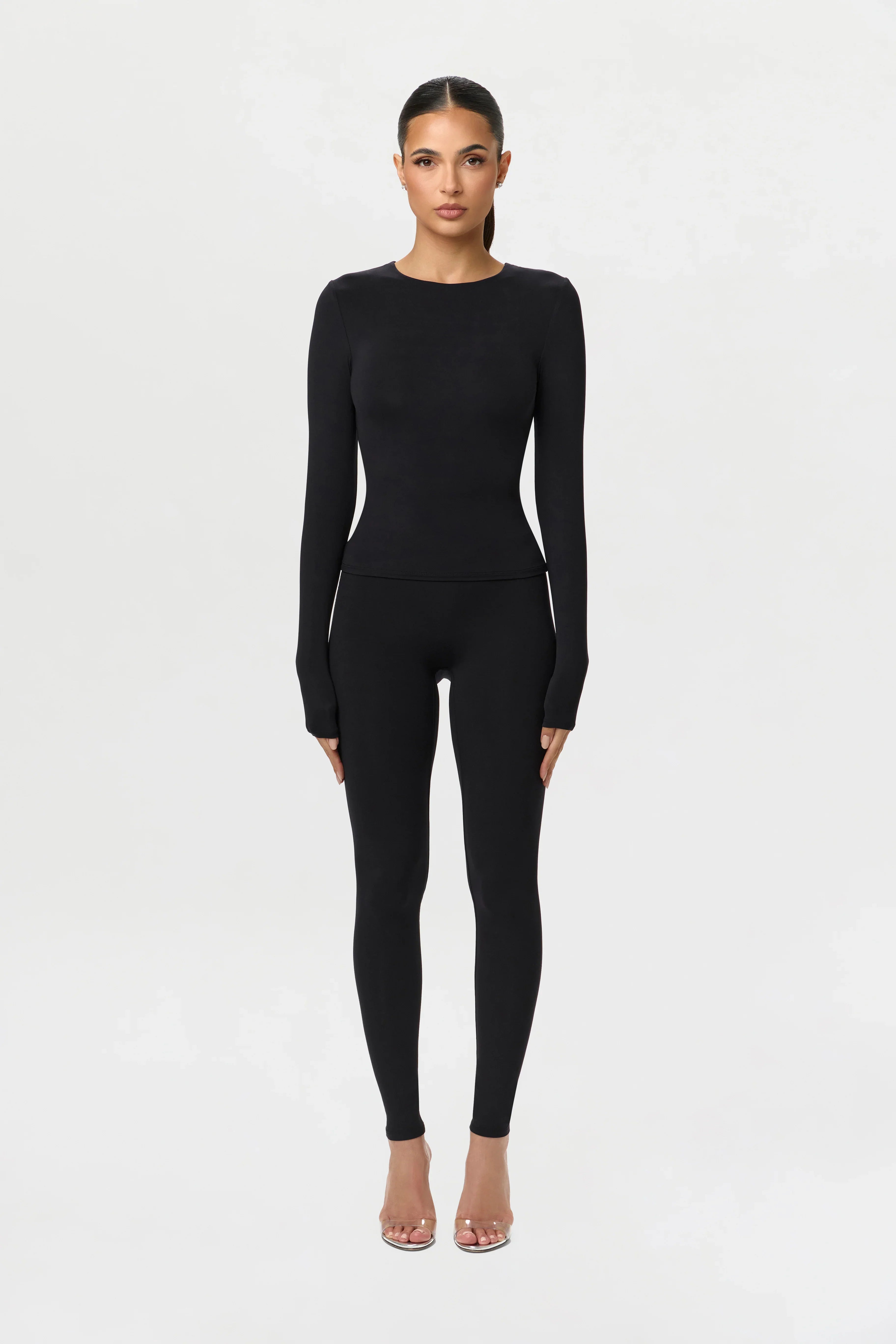 Naked Crewneck Top