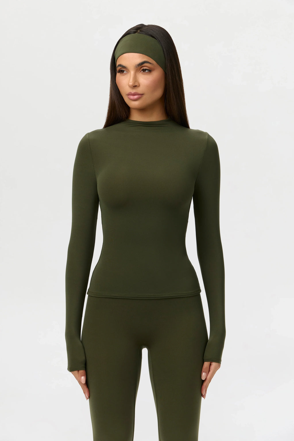 Naked Mock Neck Top