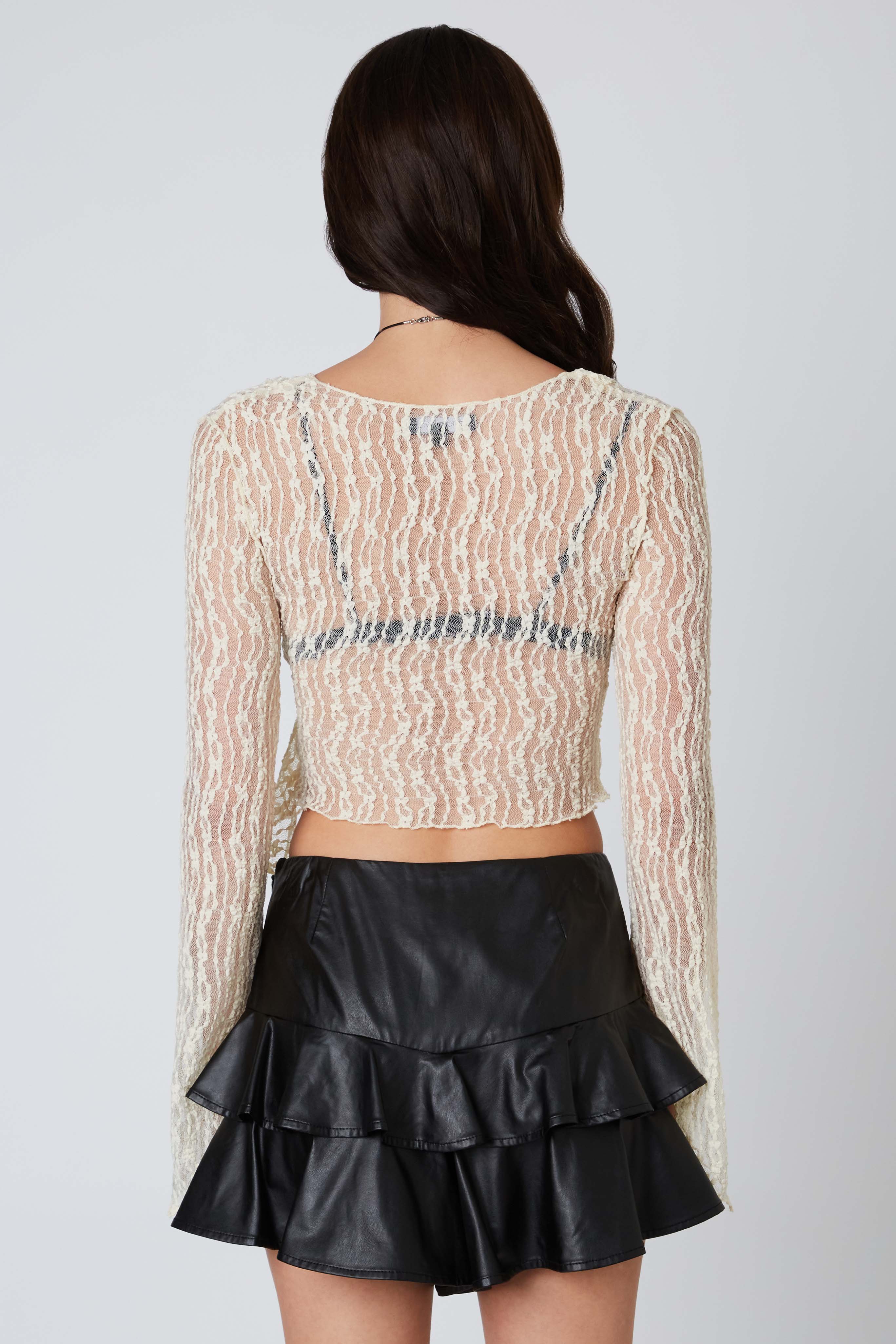Lace Wrap Top