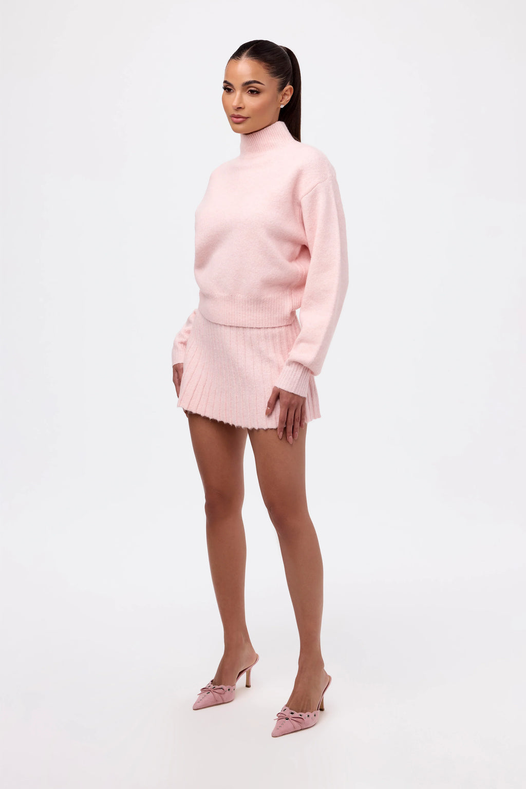 Knit Turtleneck Sweater