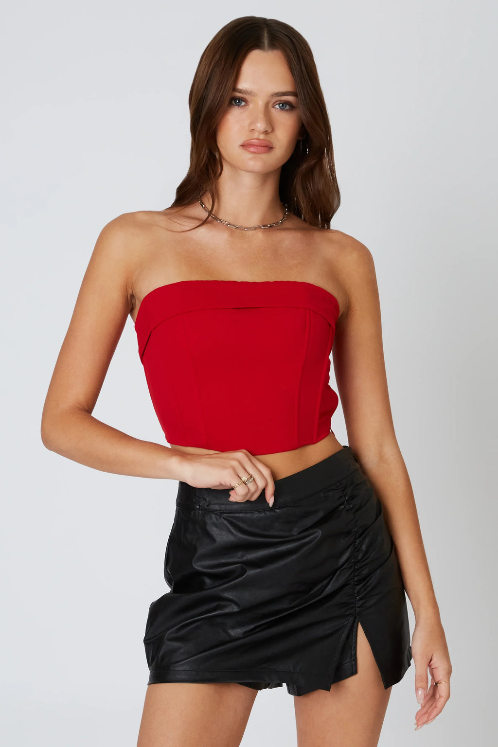 Fold Over Crop Top