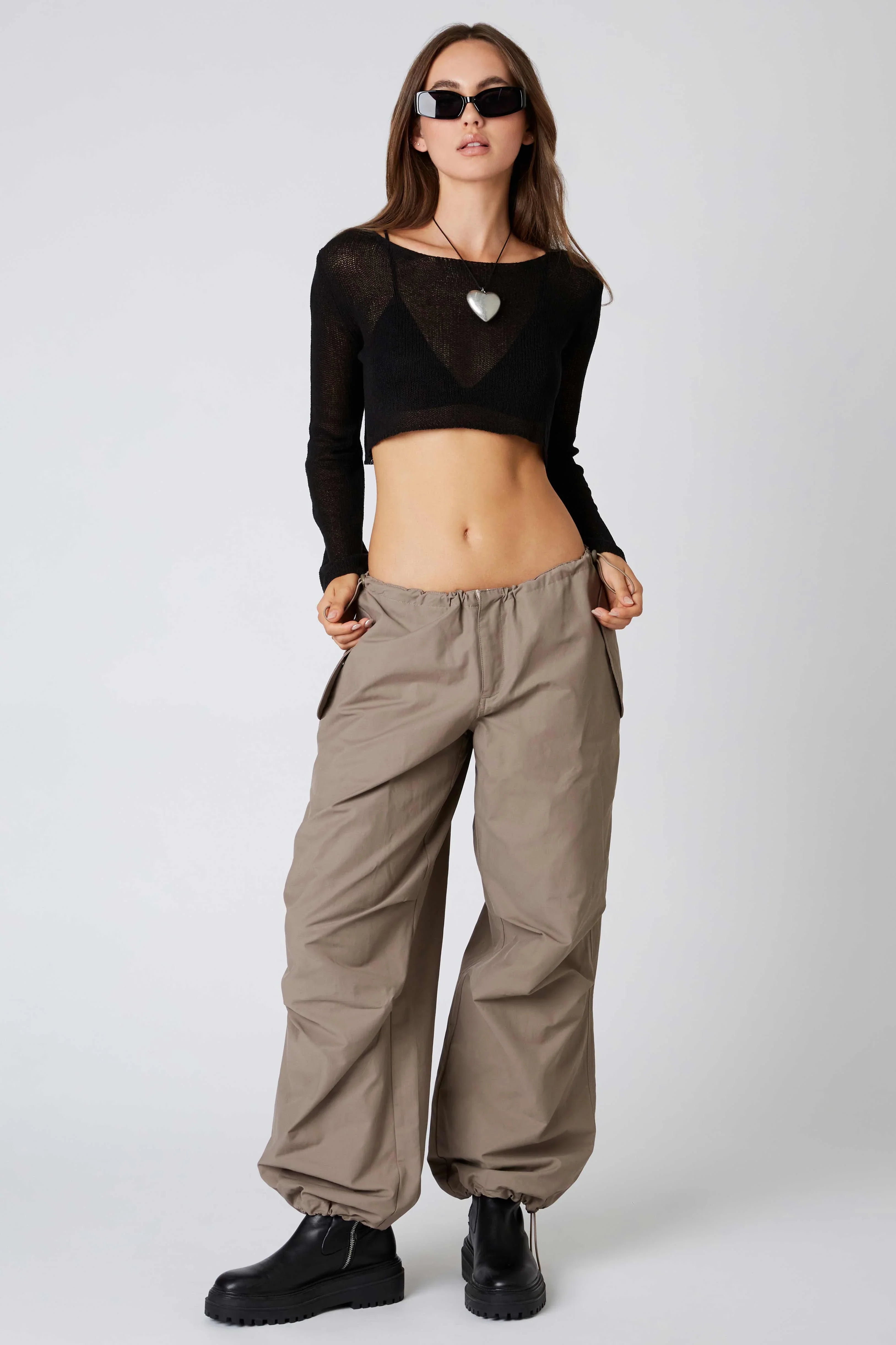 Mid-Rise Parachute Pant