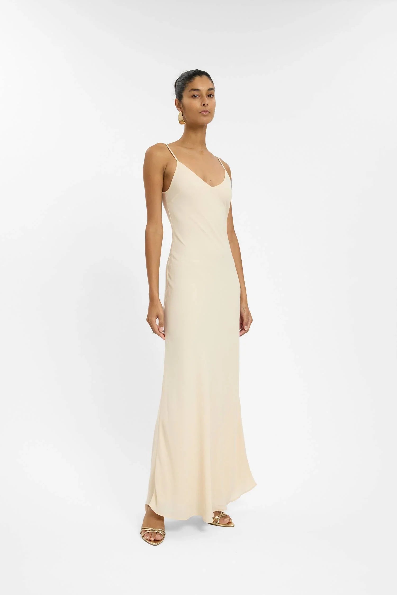 Georgette Maxi Dress | Ivory