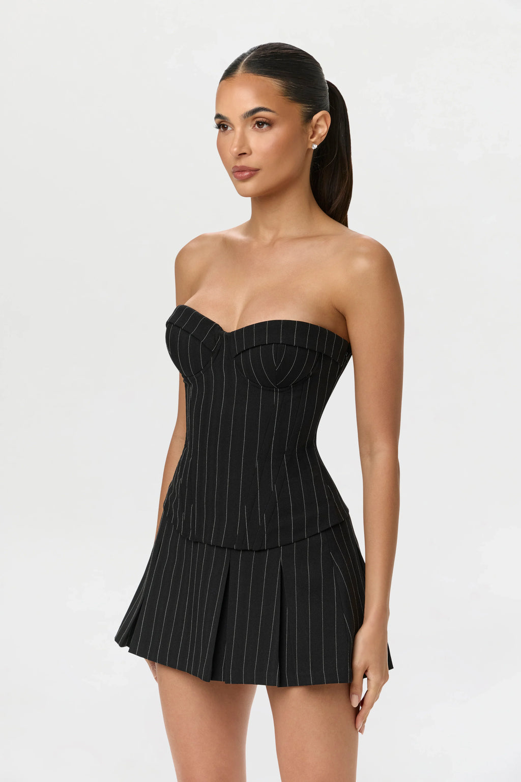 Suiting Pinstripe Bustier